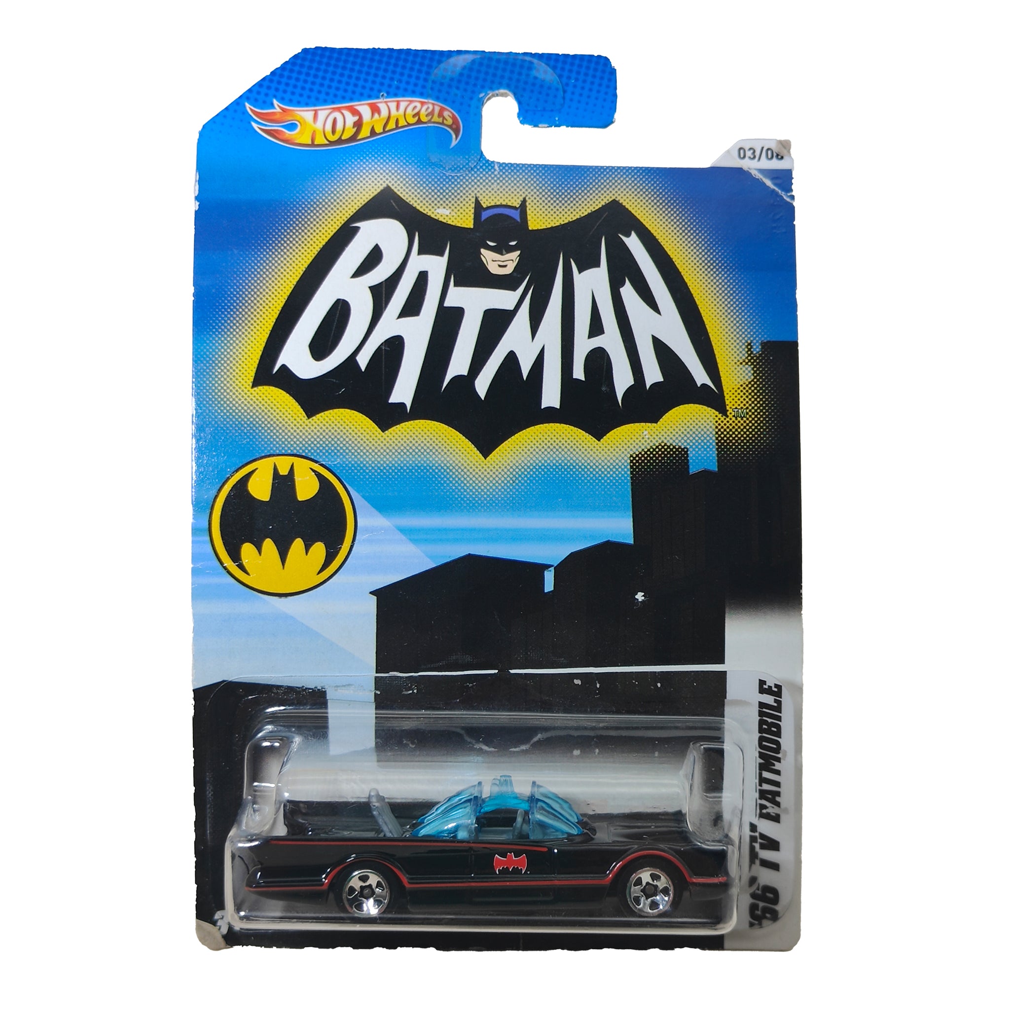 Batman 1966 TV Series Batmobile Hot Wheels Then and Now 1:64 Die-Cast 2011
