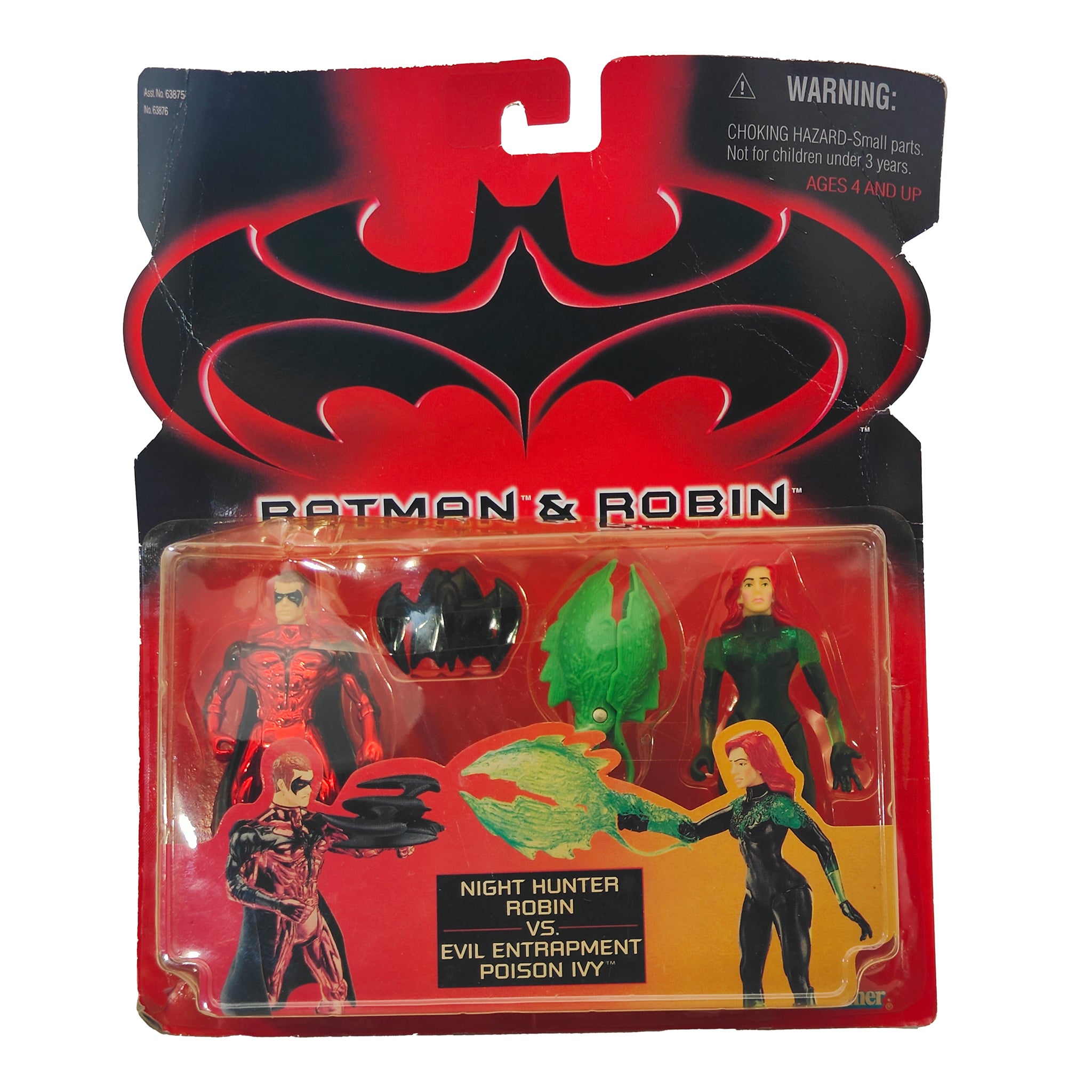 Batman and Robin Night Hunter Robin vs Poison Ivy Kenner 1997