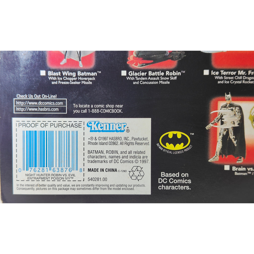 Batman and Robin Night Hunter Robin vs Poison Ivy Kenner 1997