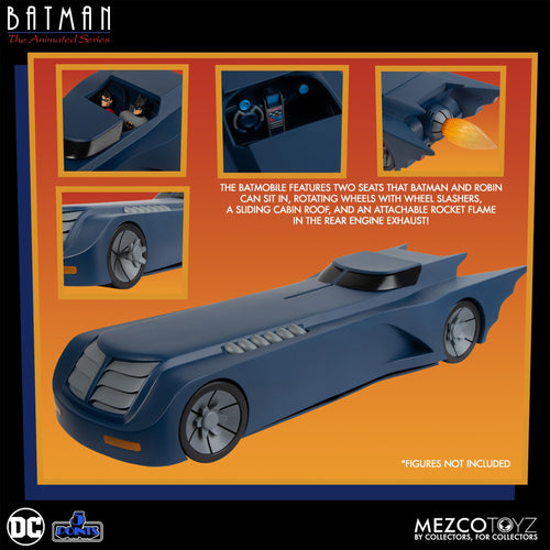 Batman Animated Series 5 Points Batmobile Mezco Toyz – photo 2 of 2