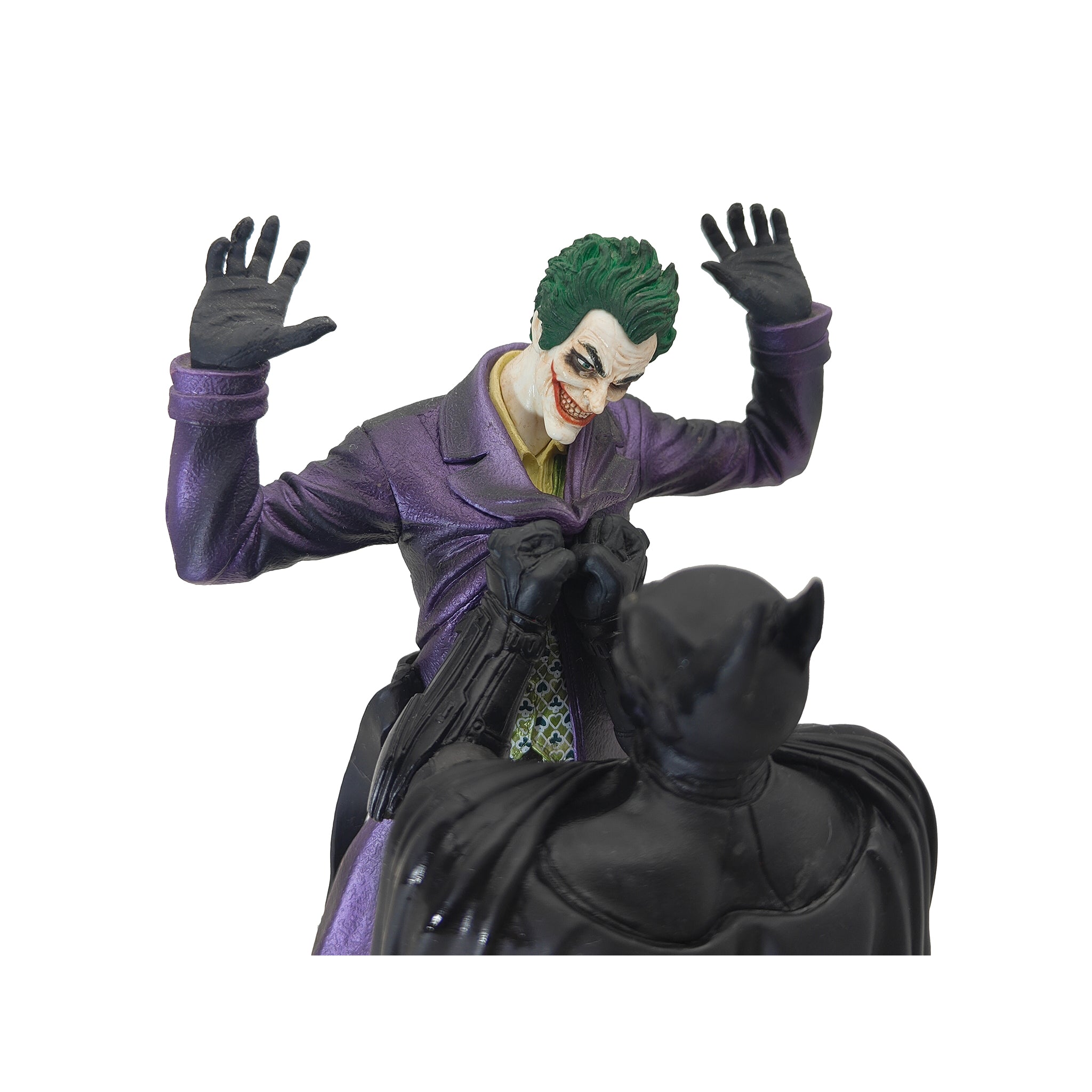 Batman Arkham Origins Batman VS Joker Collectors Edition Statue Warner Bros 2013 28cm – Batman, Vintage Brands, 28 cm, 2013, pre-owned collector piece, Uncanny Collectibles Dublin Ireland