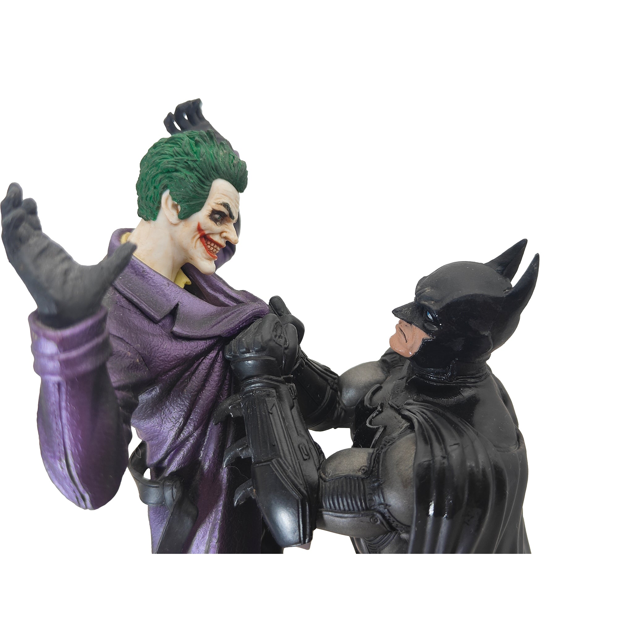 Batman Arkham Origins Batman VS Joker Collectors Edition Statue Warner Bros 2013 28cm – Batman, Vintage Brands, 28 cm, 2013, pre-owned collector piece, Uncanny Collectibles Dublin Ireland