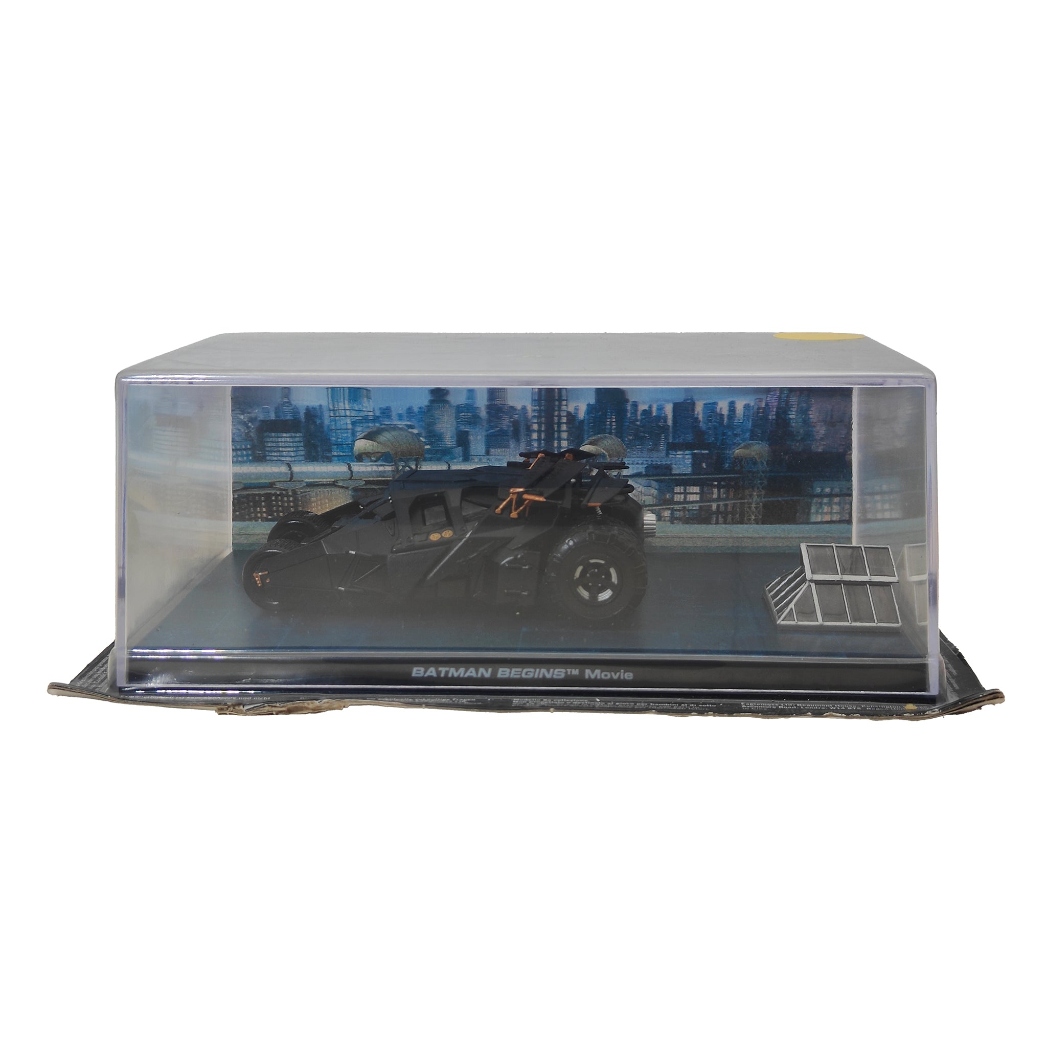 Batman Begins Tumbler  Batmobile Eaglemoss Automobilia 1:43 Die Cast – Batman, Vintage Brands, 13 cm, pre-owned collector piece, Uncanny Collectibles Dublin Ireland