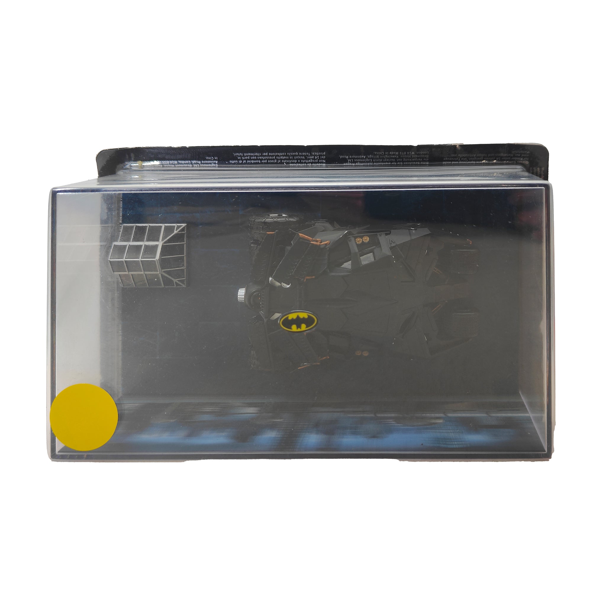 Batman Begins Tumbler  Batmobile Eaglemoss Automobilia 1:43 Die Cast – Batman, Vintage Brands, 13 cm, pre-owned collector piece, Uncanny Collectibles Dublin Ireland