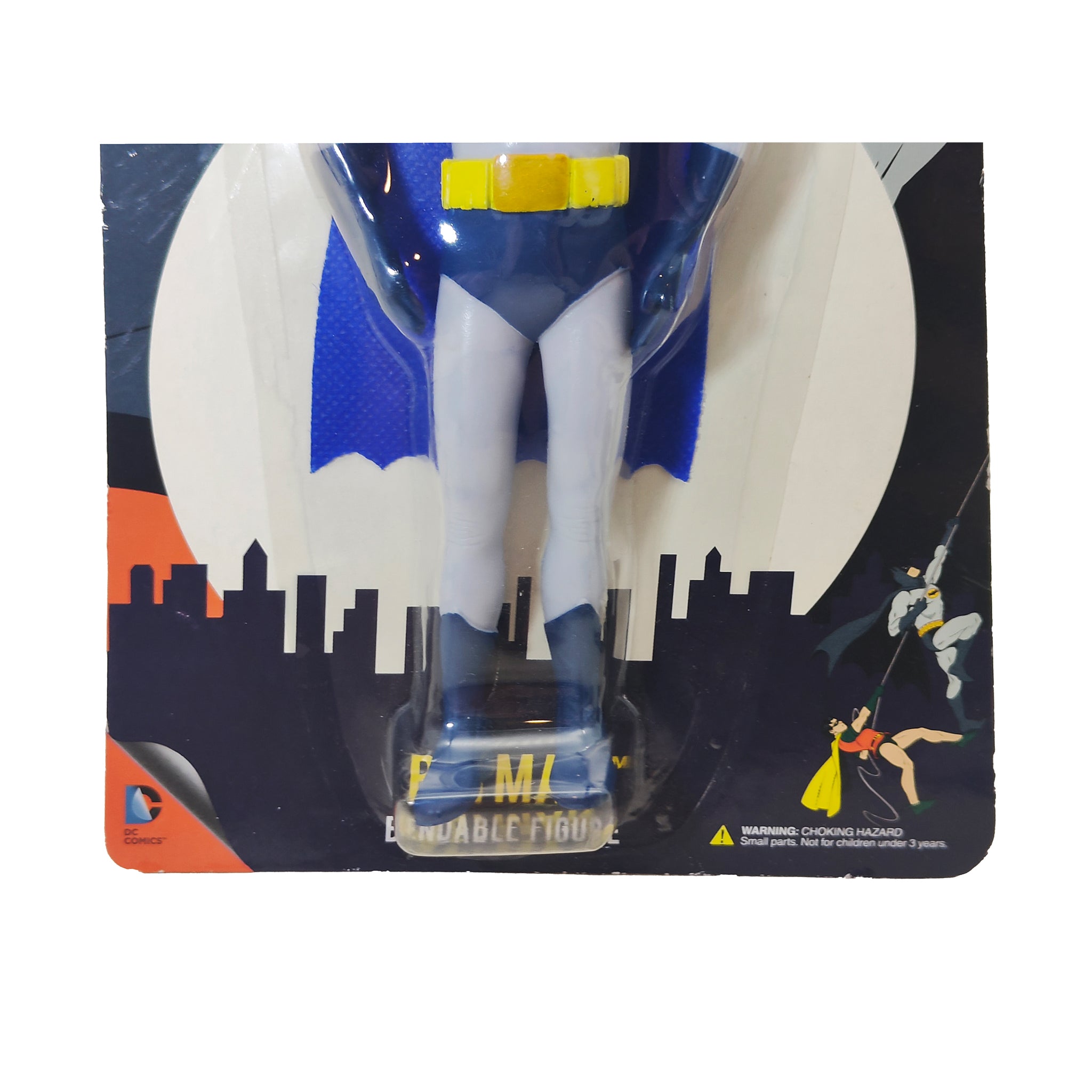 Batman Classic TV Series Adam West Bendable Figure NJ Croce – Batman, Vintage Brands, 14 cm, pre-owned collector piece, Uncanny Collectibles Dublin Ireland