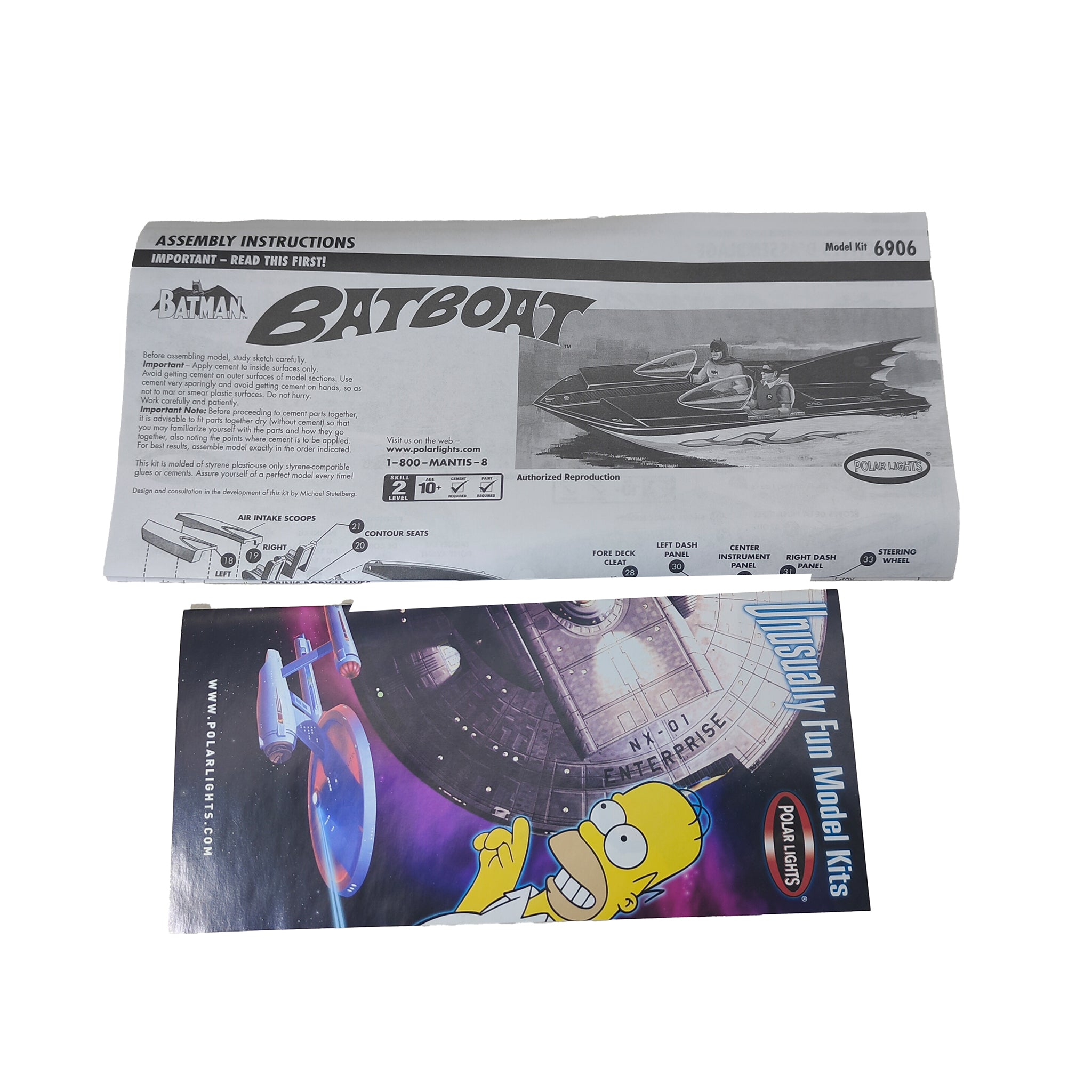 Batman Classic TV Series Batboat Polar Lights Plastic Model Kit 2003 – Batman, Vintage Brands, 23 cm, 2003, pre-owned collector piece, Uncanny Collectibles Dublin Ireland