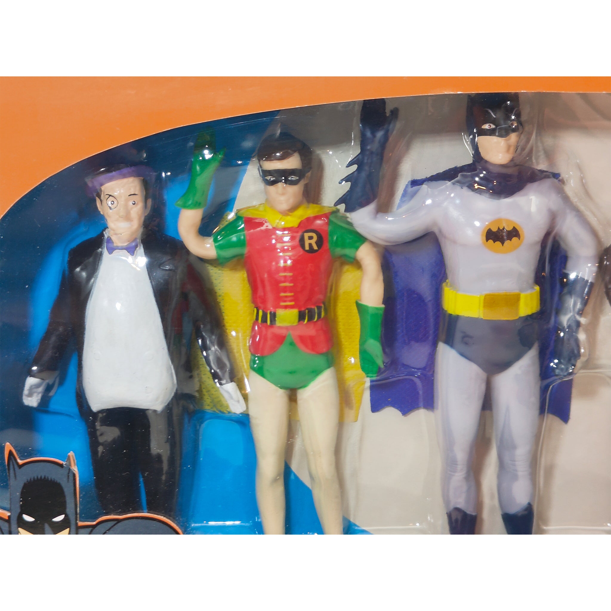 Batman Classic TV Series Bendable Figure 5 Pack NJ Croce – Batman, Vintage Brands, 14 cm, pre-owned collector piece, Uncanny Collectibles Dublin Ireland