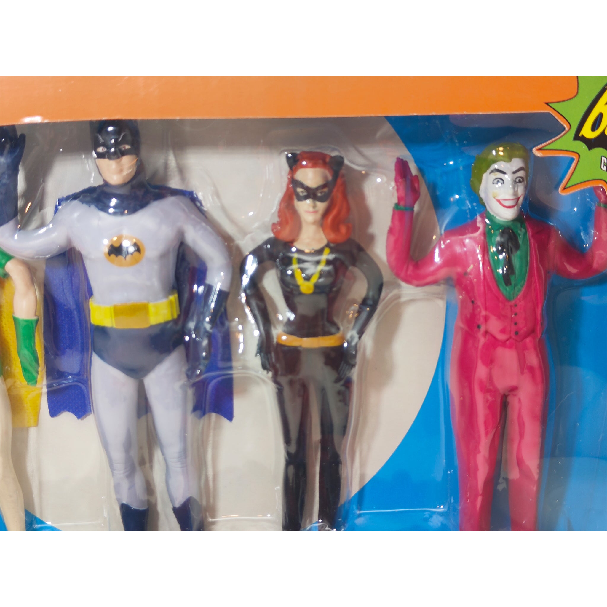 Batman Classic TV Series Bendable Figure 5 Pack NJ Croce – Batman, Vintage Brands, 14 cm, pre-owned collector piece, Uncanny Collectibles Dublin Ireland