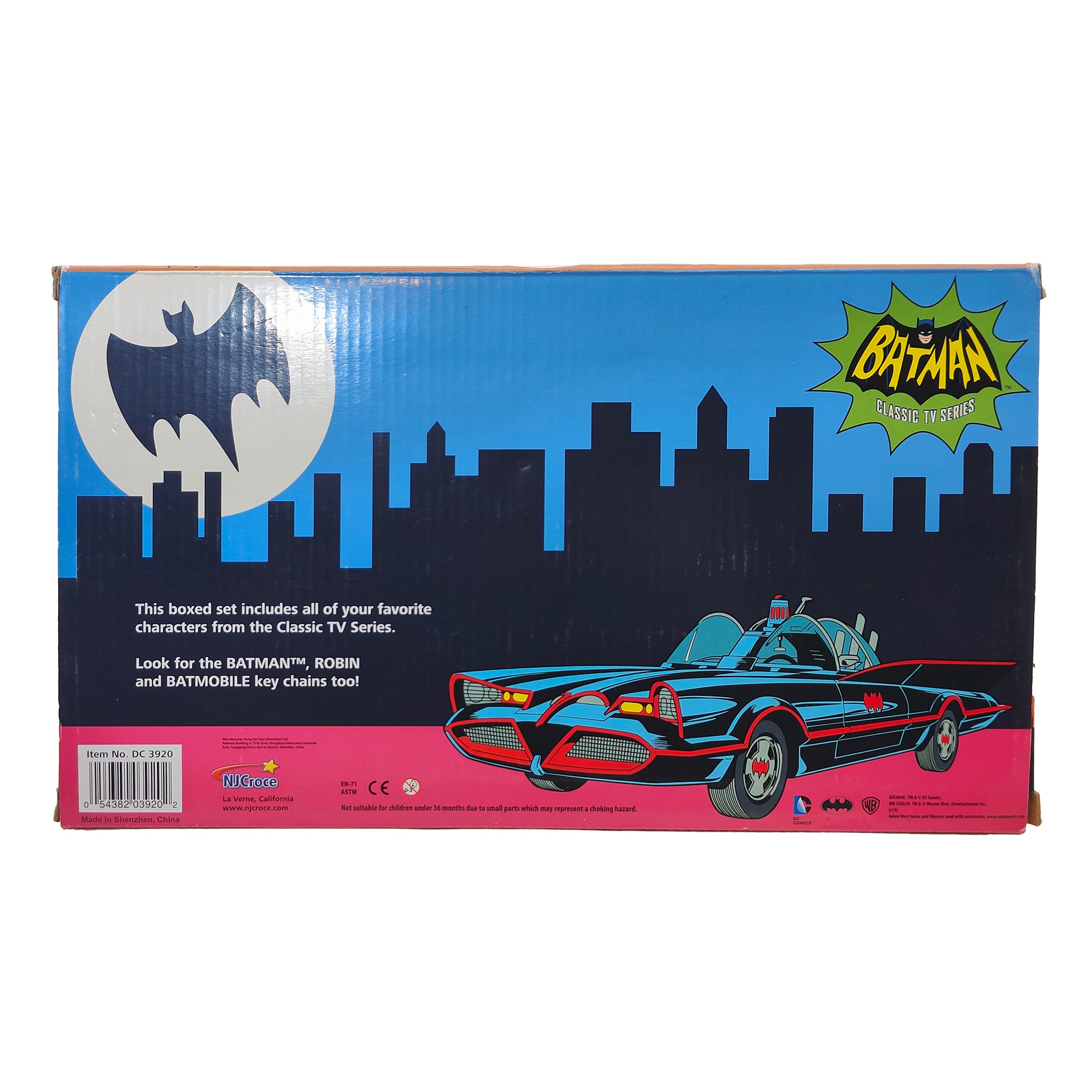 Batman Classic TV Series Bendable Figure 5 Pack NJ Croce – Batman, Vintage Brands, 14 cm, pre-owned collector piece, Uncanny Collectibles Dublin Ireland