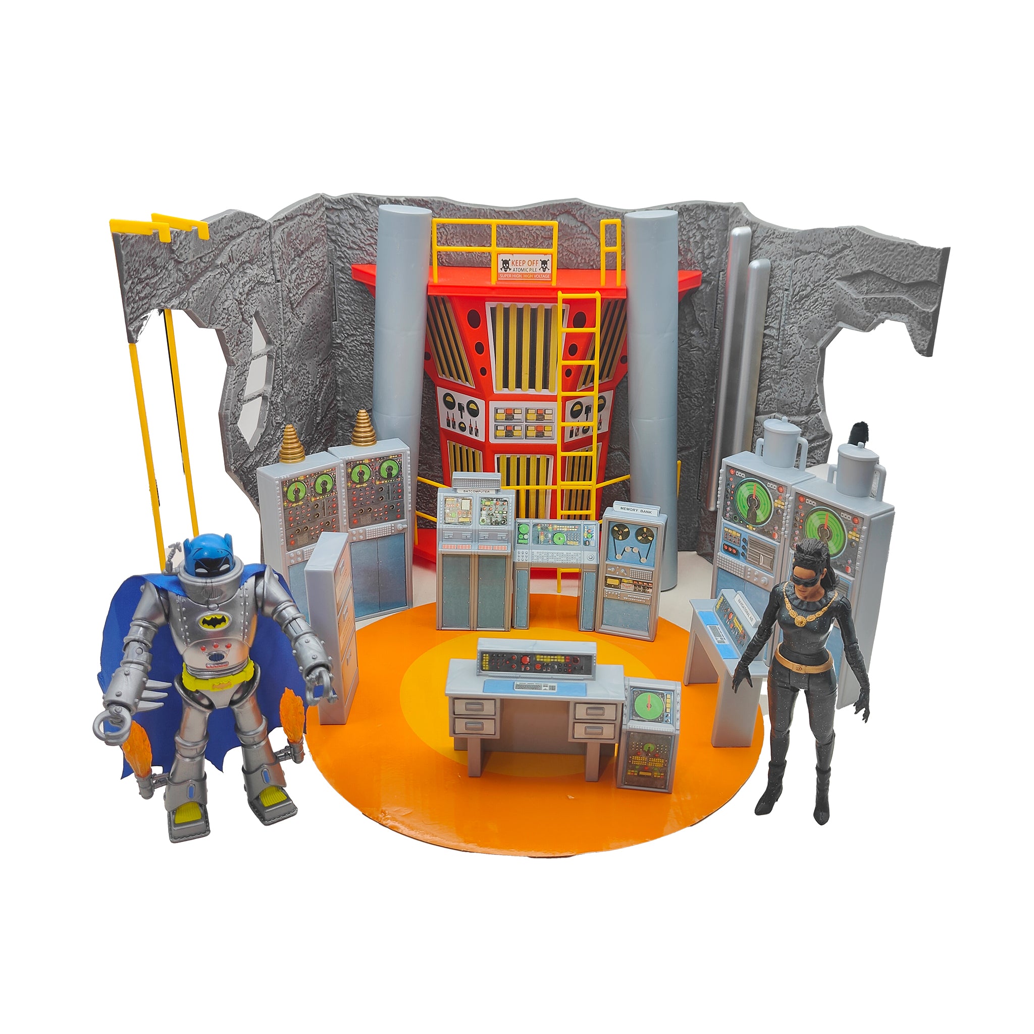 Batman Classic TV Series DC Retro Batcave Playset And Figures  McFarlane Toys 2021
