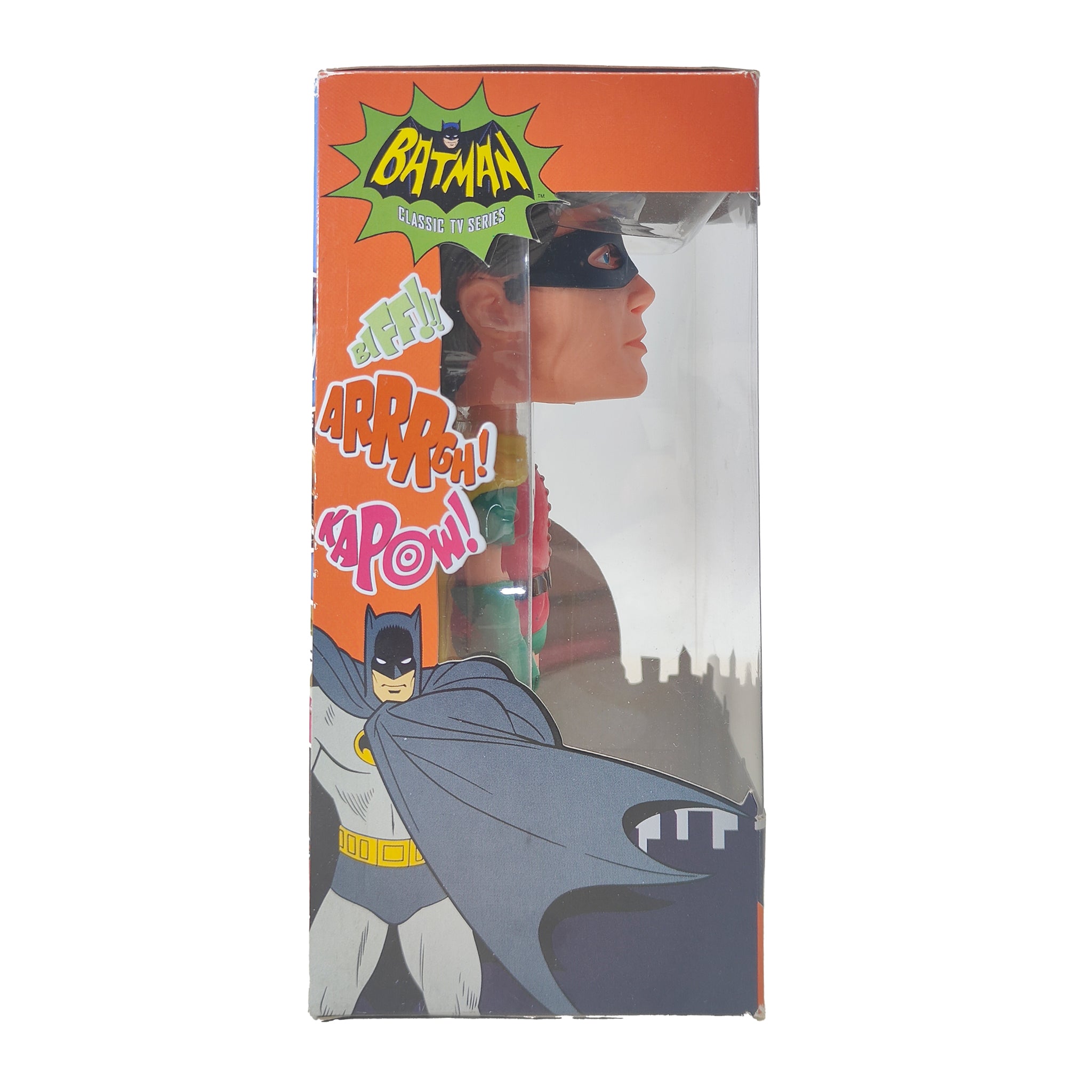 Batman Classic TV Series Robin Burt Ward Funko Wacky Wobbler Bobblehead 2013 – Batman, Funko, 16 cm, 2013, pre-owned collector piece, Uncanny Collectibles Dublin Ireland
