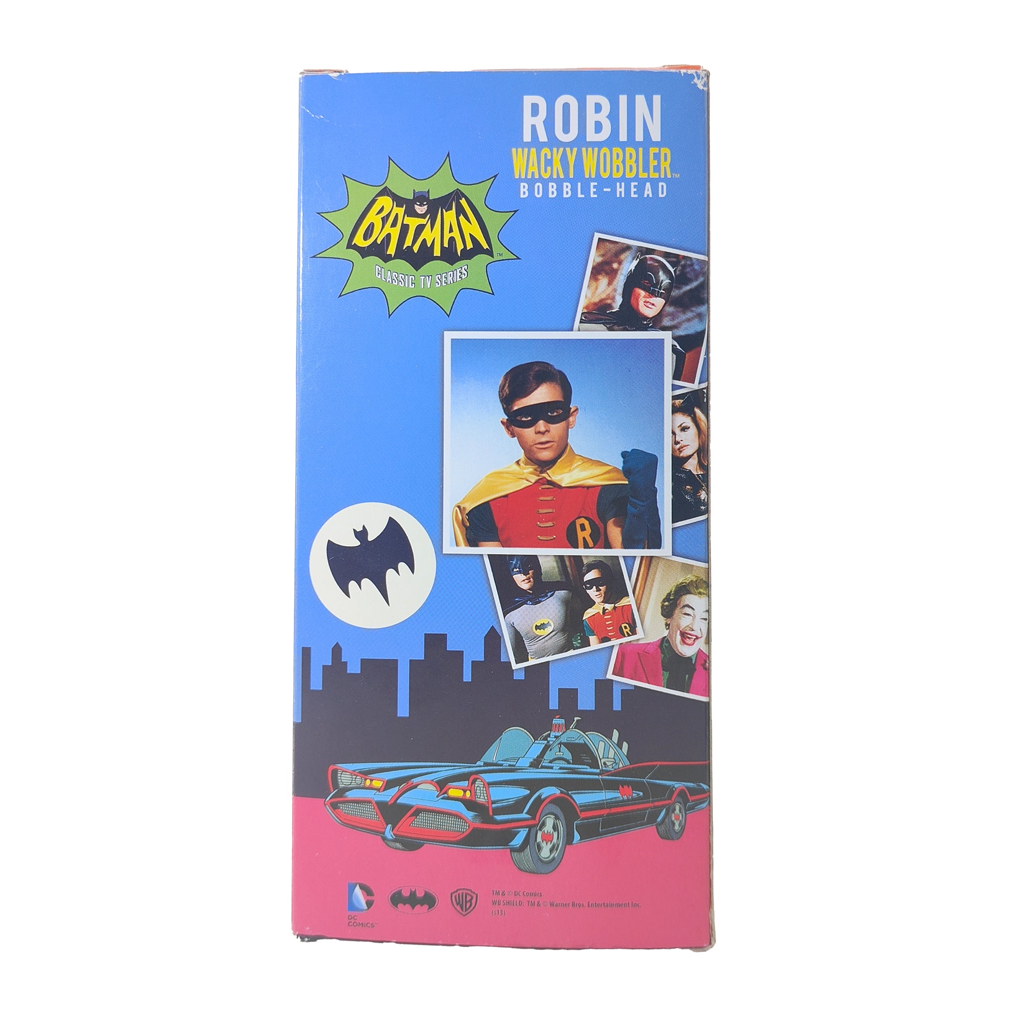 Batman Classic TV Series Robin Burt Ward Funko Wacky Wobbler Bobblehead 2013 – Batman, Funko, 16 cm, 2013, pre-owned collector piece, Uncanny Collectibles Dublin Ireland