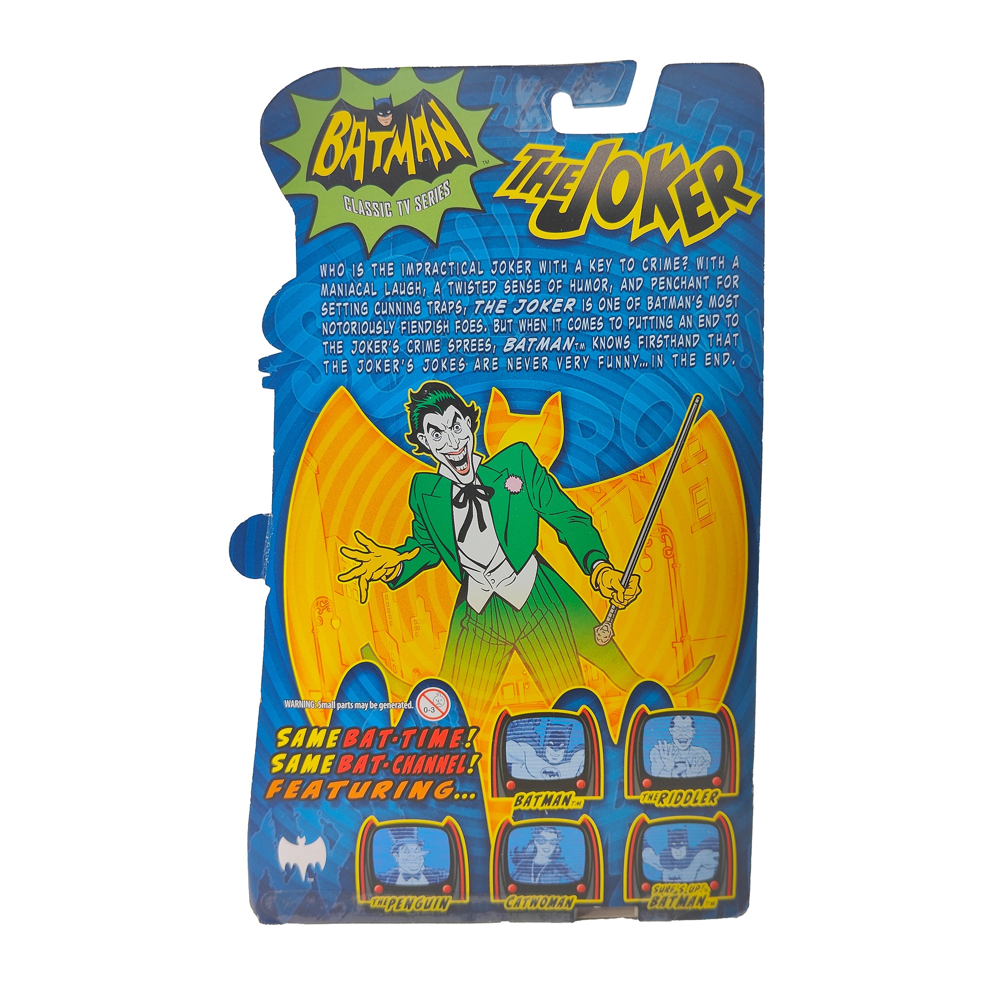 Batman Classic TV Series The Joker Caesar Romero Mattel Action Figure 2013 – Batman, Mattel, 15 cm, 2013, pre-owned collector piece, Uncanny Collectibles Dublin Ireland