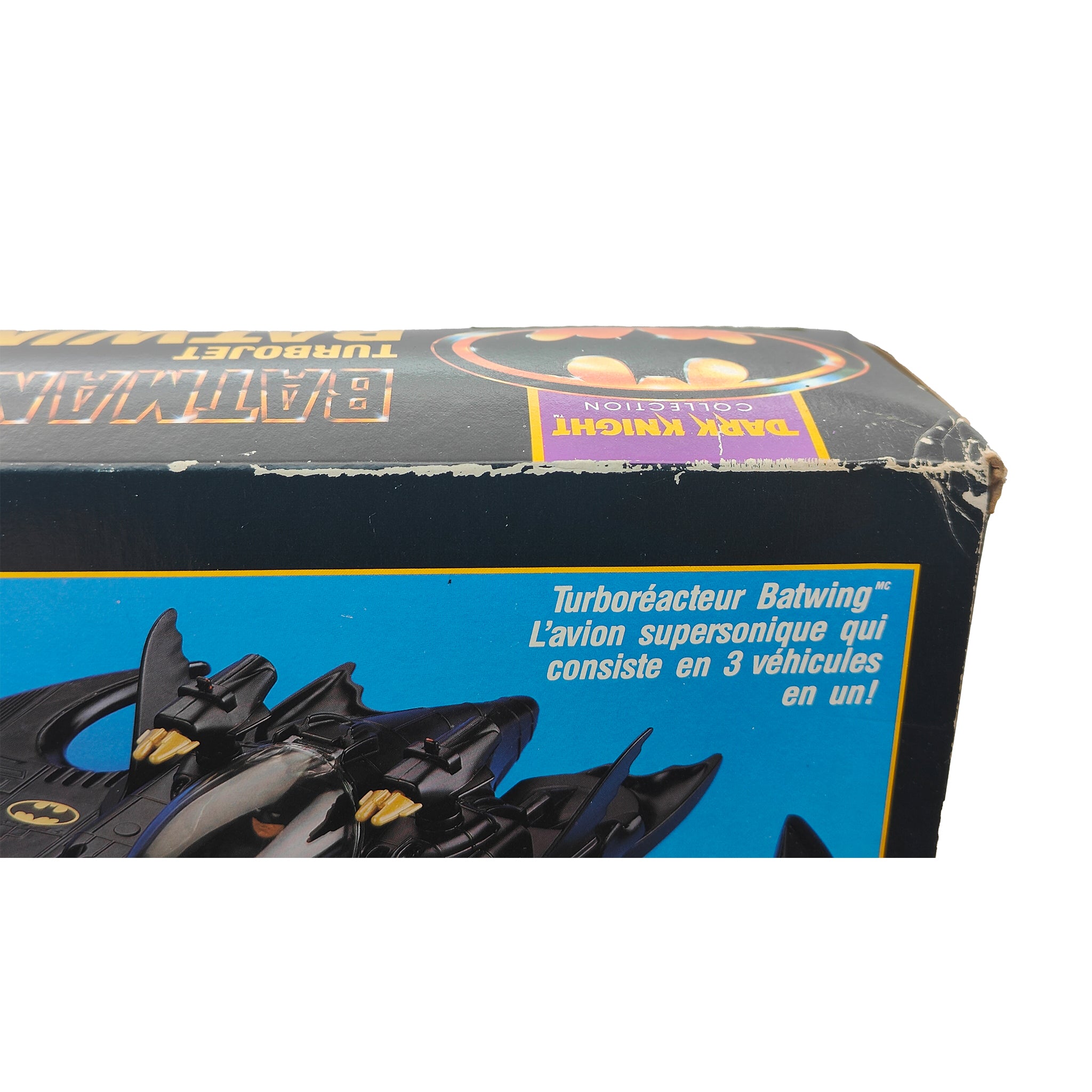 Batman Dark Knight Collection TurboJet Batwing Kenner Vintage 1990 – Batman, Kenner, 40 cm, 1990, pre-owned collector piece, Uncanny Collectibles Dublin Ireland