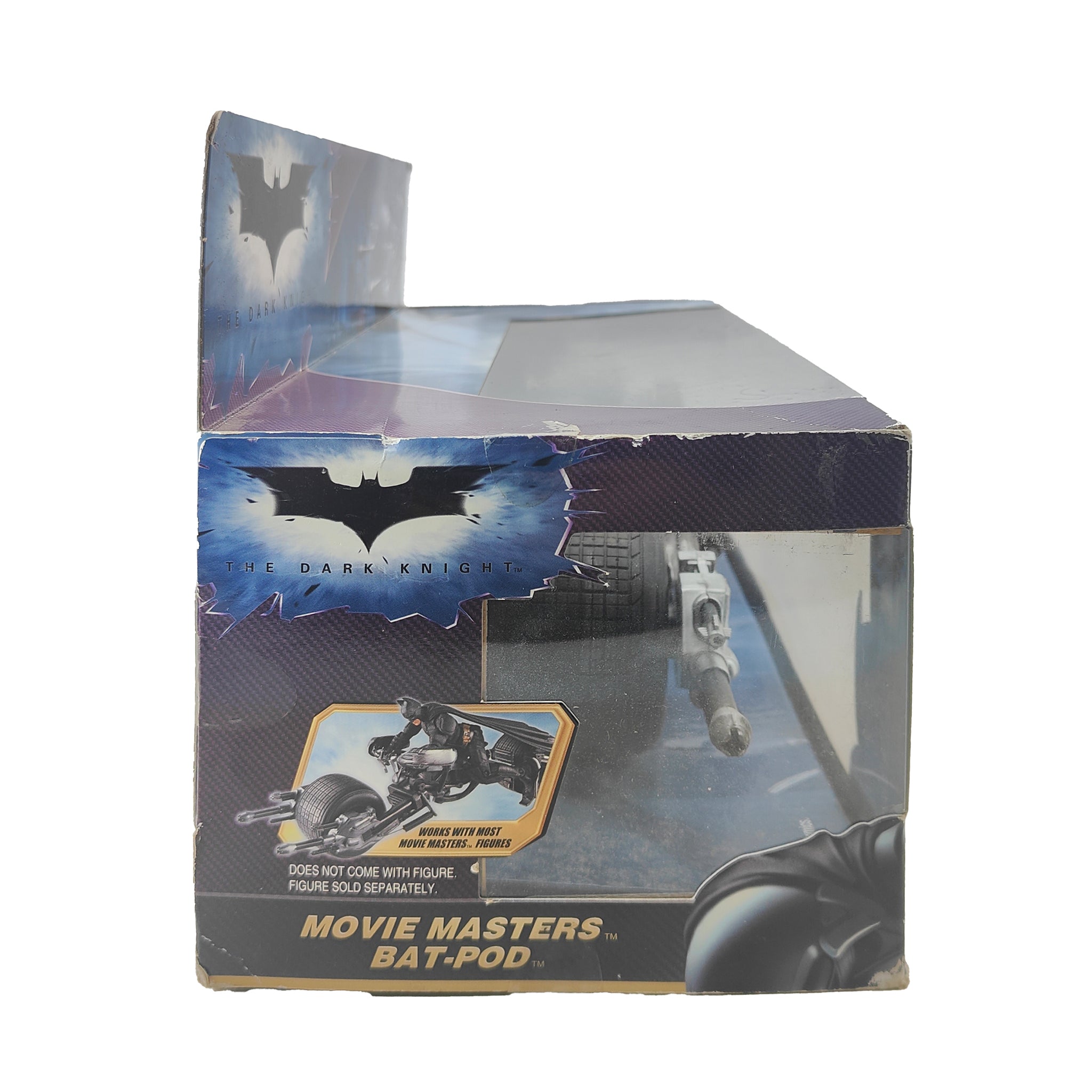 Batman Dark Knight Movie Masters BAT-POD Bat-Cycle Mattel Vehicle 2008 – Batman, Mattel, 18 cm, 2008, pre-owned collector piece, Uncanny Collectibles Dublin Ireland