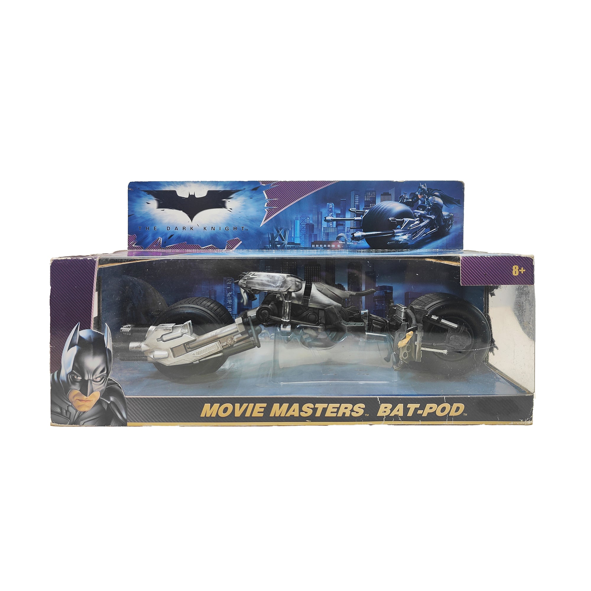 Batman Dark Knight Movie Masters BAT-POD Bat-Cycle Mattel Vehicle 2008