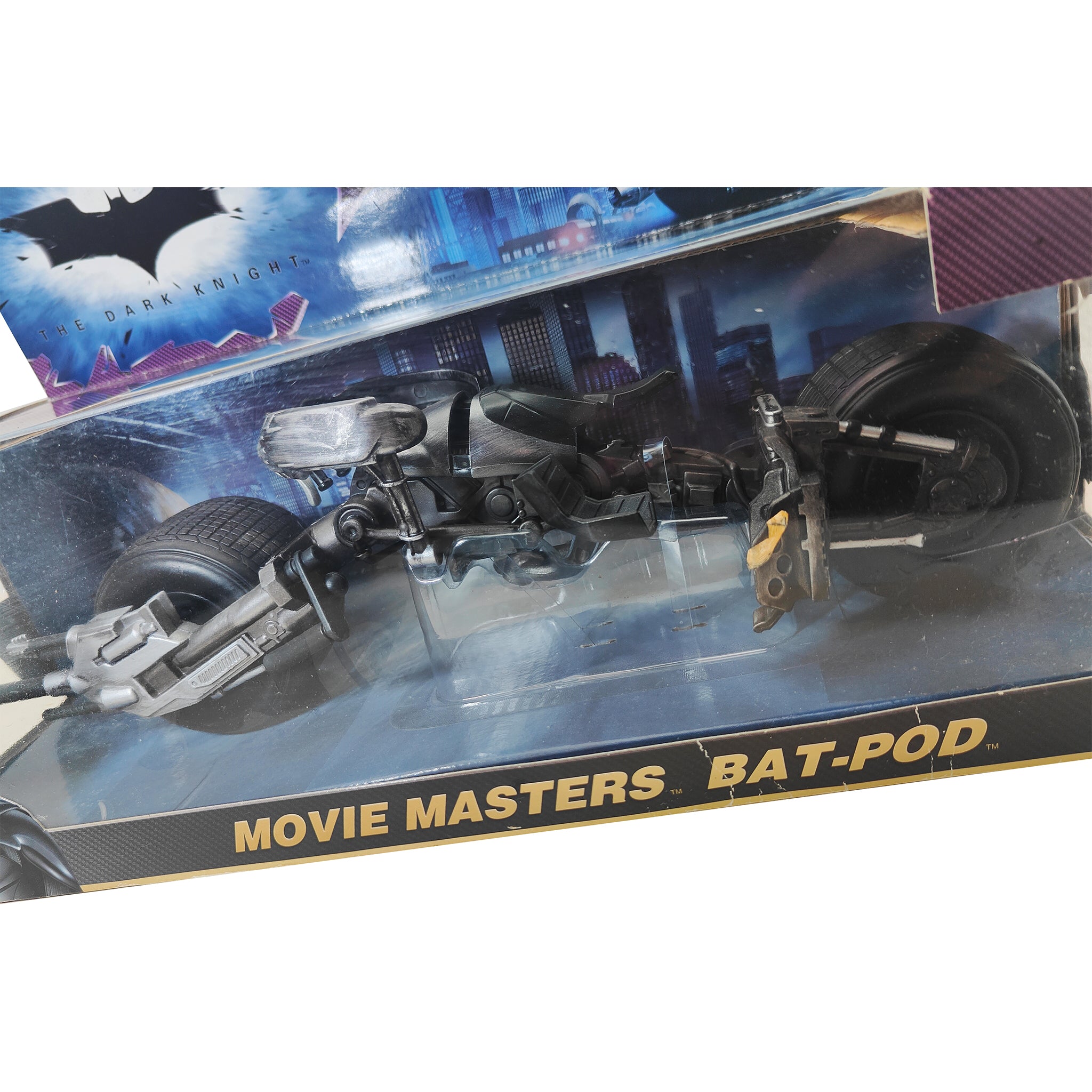 Batman Dark Knight Movie Masters BAT-POD Bat-Cycle Mattel Vehicle 2008 – Batman, Mattel, 18 cm, 2008, pre-owned collector piece, Uncanny Collectibles Dublin Ireland