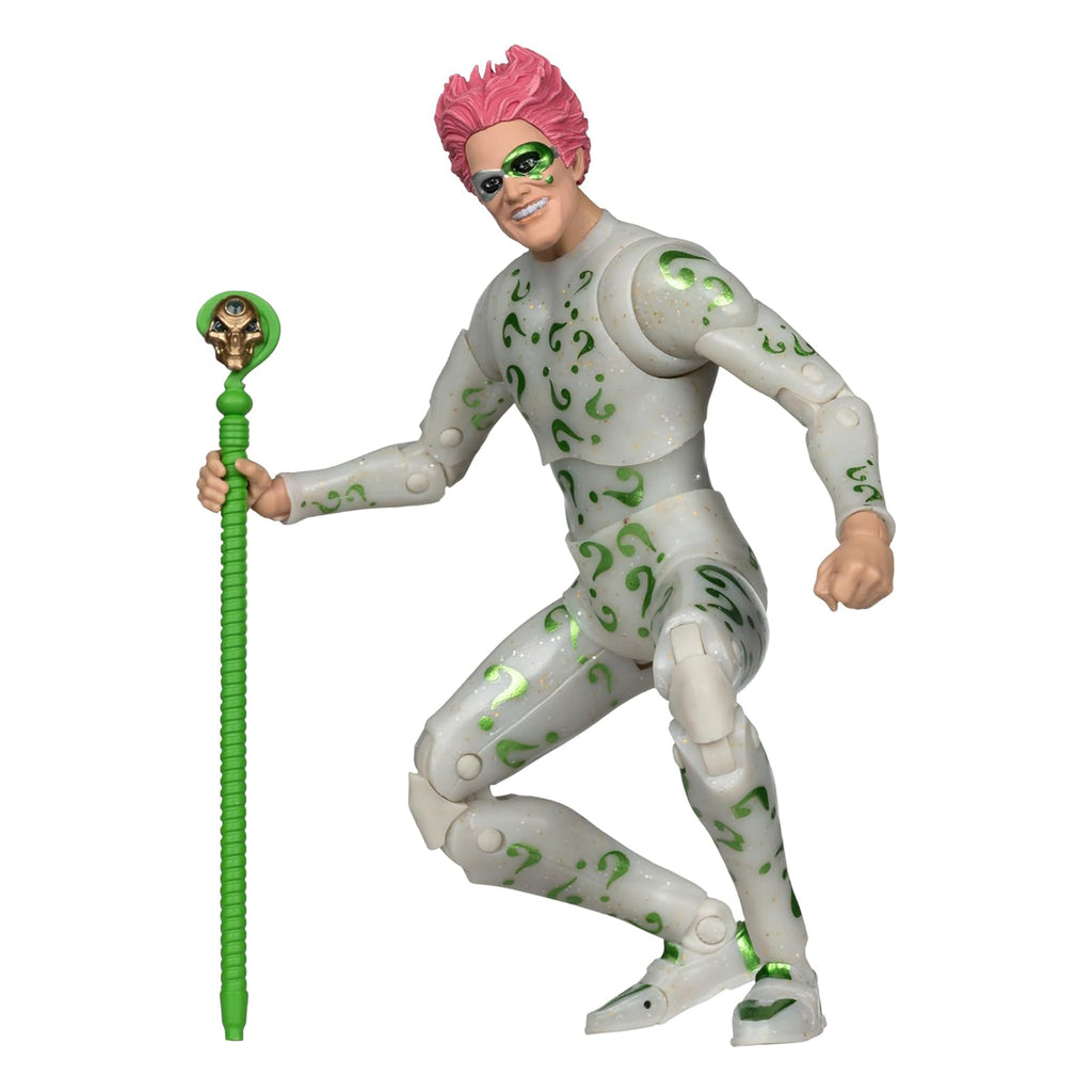 Batman Forever Riddler Final Suit Red Platinum McFarlane Action Figure