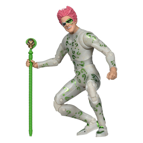 Batman Forever Riddler Final Suit Red Platinum McFarlane Action Figure