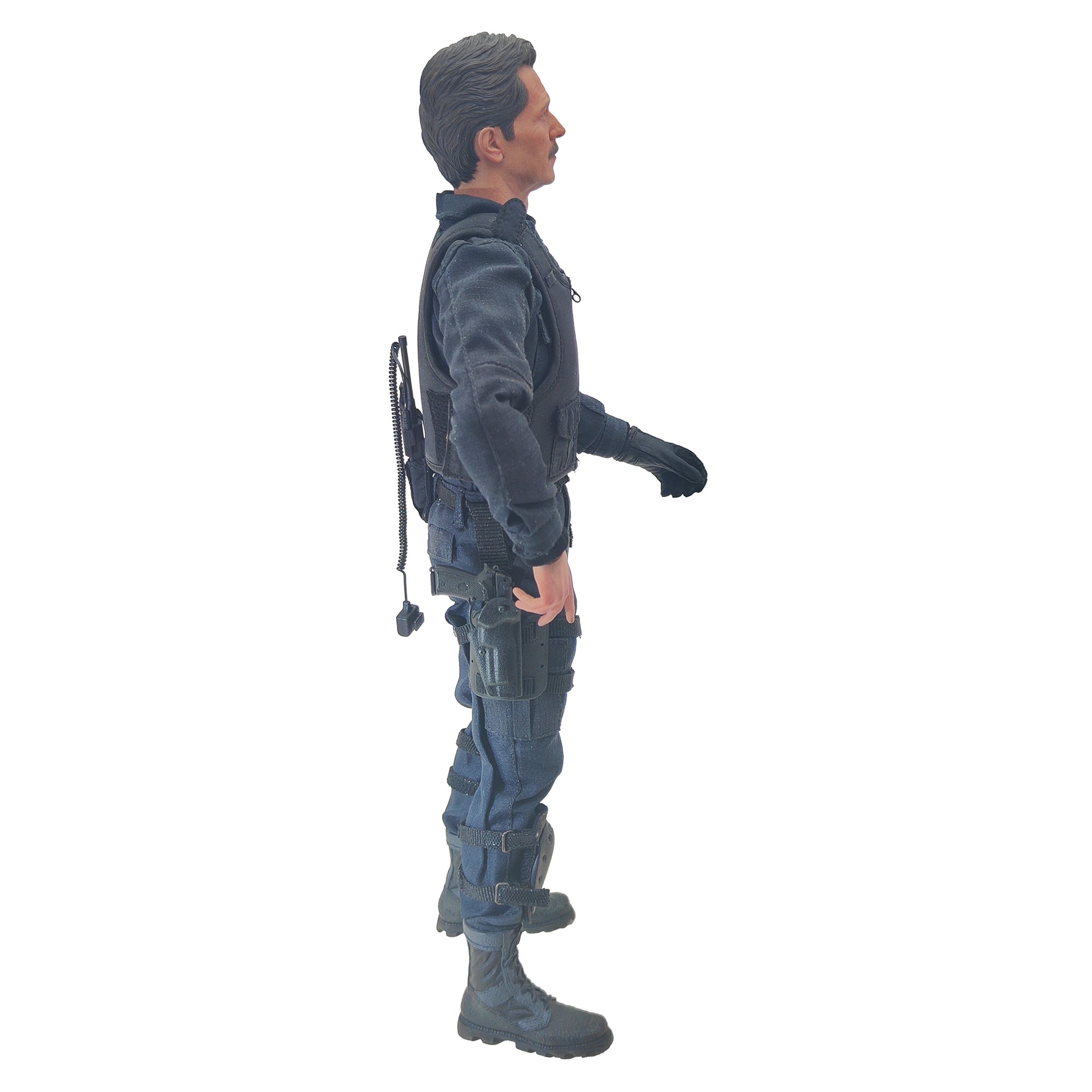 Batman Lt Jim Gordon SWAT Suit Version Hot Toys Action Figure 2012 30cm