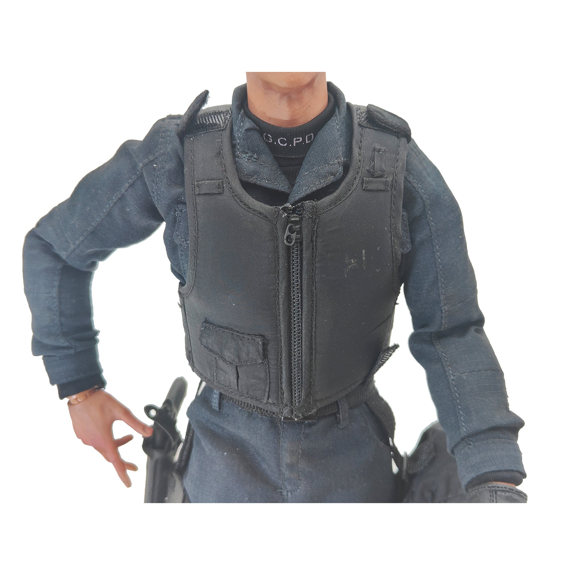 Batman Lt Jim Gordon SWAT Suit Version Hot Toys Action Figure 2012 30cm