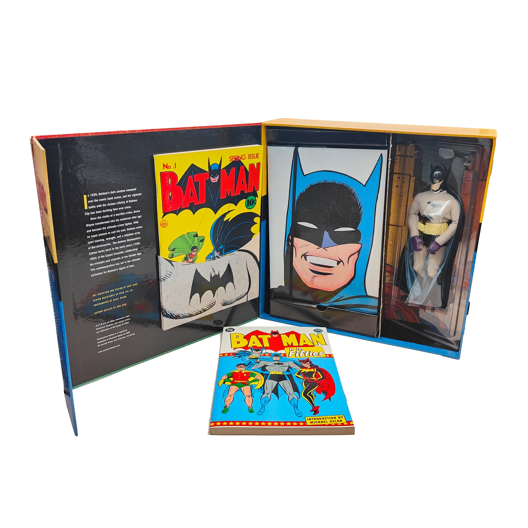 Batman Masterpiece Edition Golden Age Box Set Chronicle Books And Figure – Batman, Vintage Brands, -, pre-owned collector piece, Uncanny Collectibles Dublin Ireland
