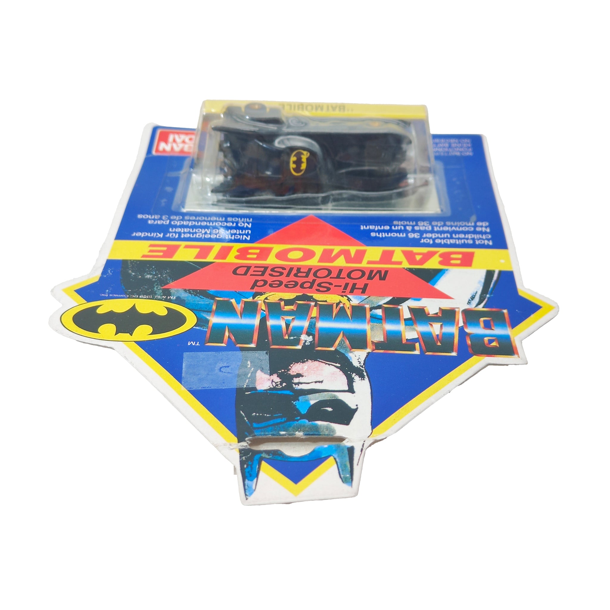 Batman Movie Hi-Speed Motorised Batmobile 9200 Bandai 1989 – Batman, Bandai, 8 cm, 1989, pre-owned collector piece, Uncanny Collectibles Dublin Ireland