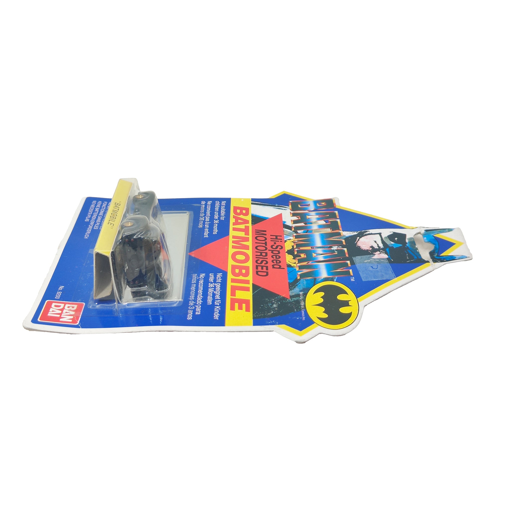Batman Movie Hi-Speed Motorised Batmobile 9200 Bandai 1989 – Batman, Bandai, 8 cm, 1989, pre-owned collector piece, Uncanny Collectibles Dublin Ireland
