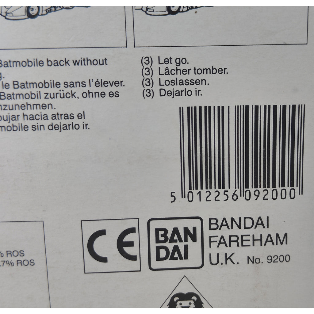 Batman Movie Hi-Speed Motorised Batmobile 9200 Bandai 1989