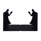 Batman Reading Silhouette Black Metal Bookends – Batman, Vintage Brands, 15 cm, pre-owned collector piece, Uncanny Collectibles Dublin Ireland