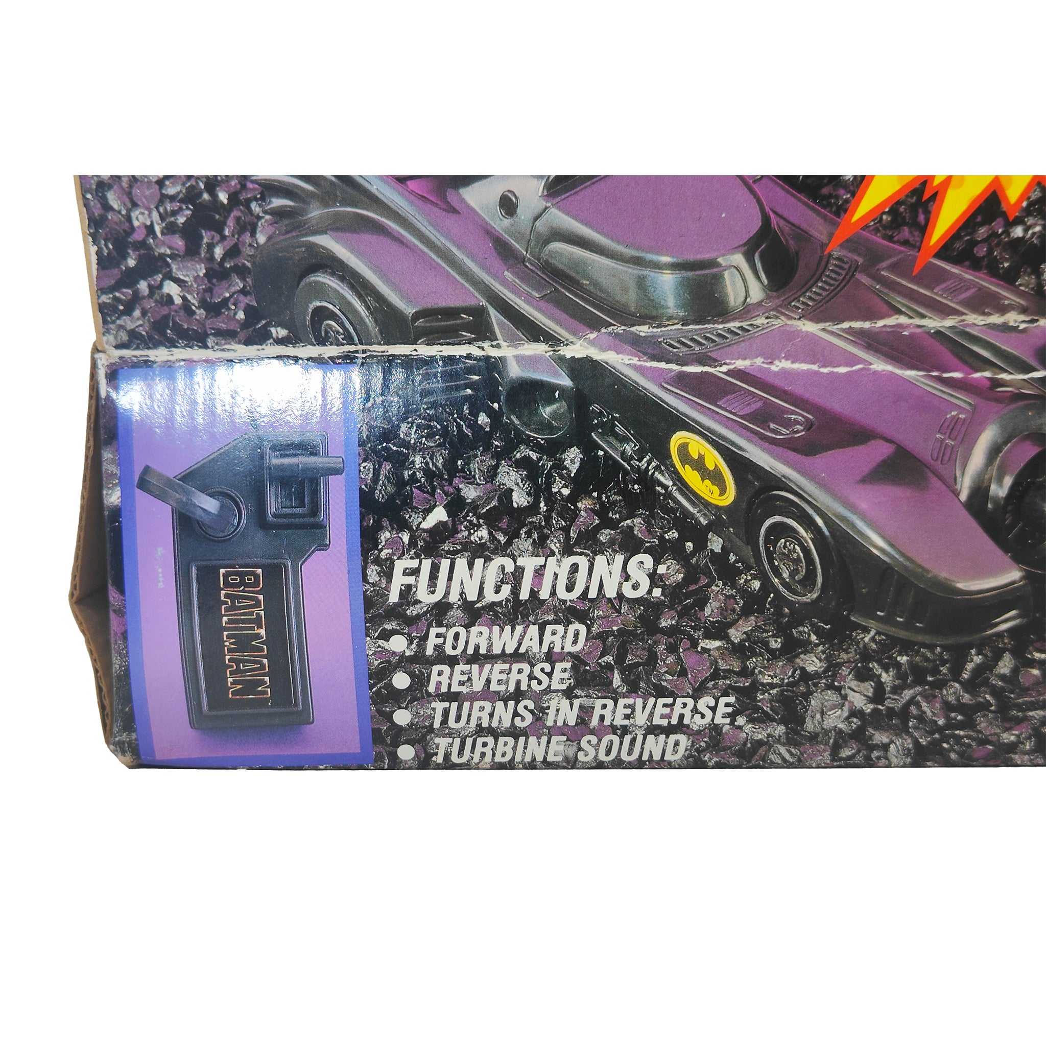 Batman Remote Control Batmobile Toy Biz 1989