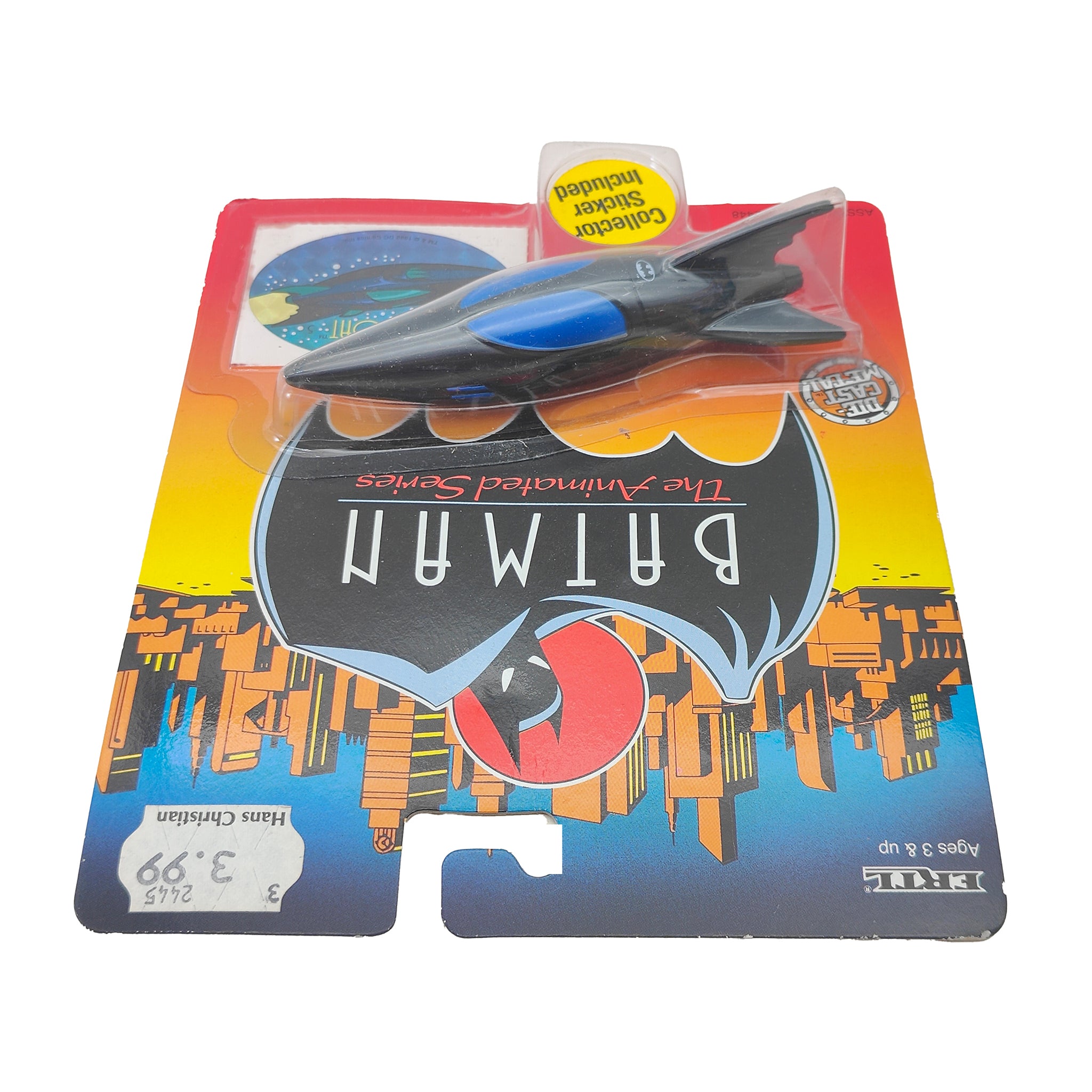 Batman The Animated Series Batboat ERTL Die Cast Metal Vehicle 1993