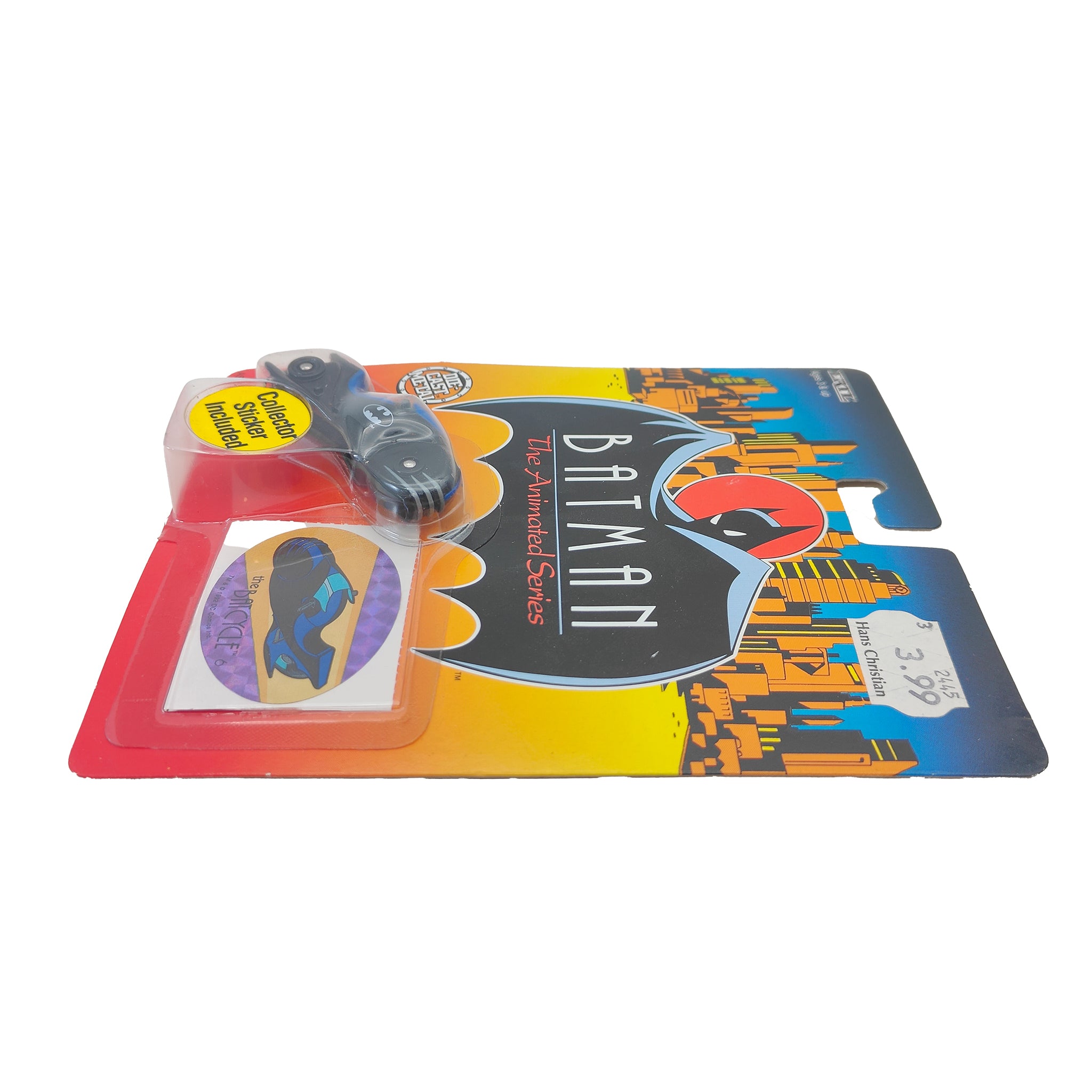 Batman The Animated Series Batcycle ERTL Die Cast Metal Vehicle 1993 – Batman, Vintage Brands, 6 cm, 1993, pre-owned collector piece, Uncanny Collectibles Dublin Ireland