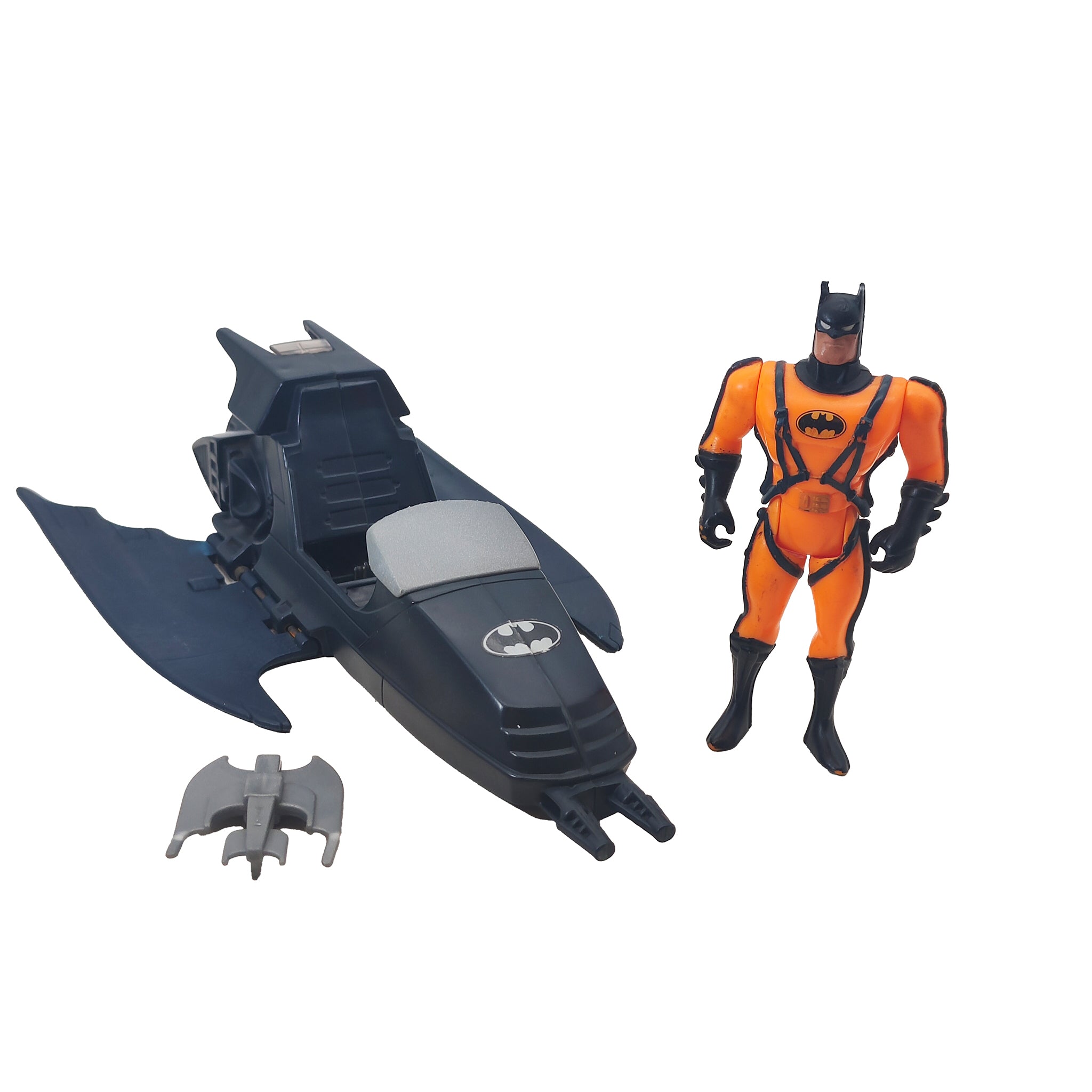 Batman The Animated Series Batmobile Batcycle Sky Dive Batman Kenner 1992 Bundle – Batman, Hasbro, 30 cm, 1992, pre-owned collector piece, Uncanny Collectibles Dublin Ireland
