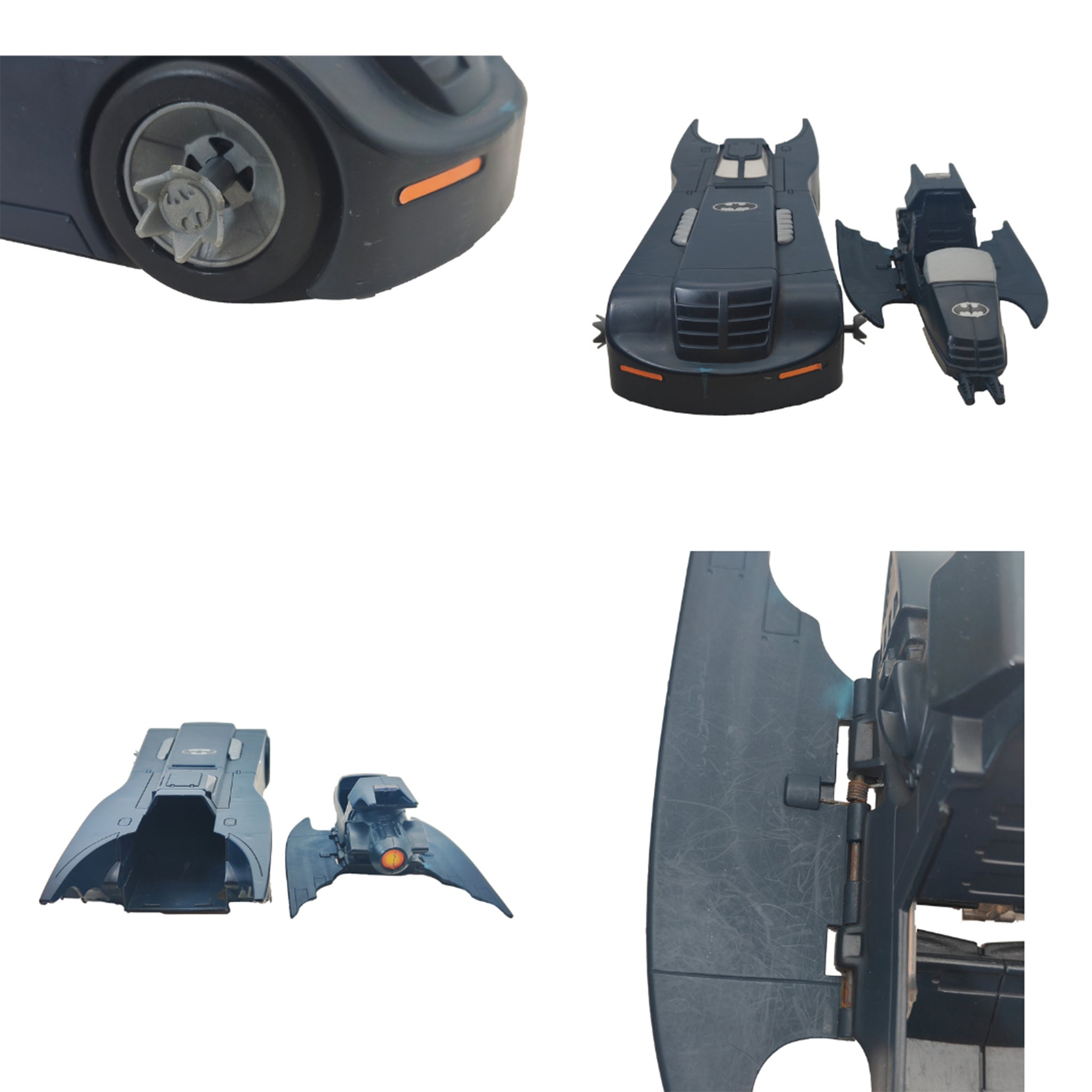 Batman The Animated Series Batmobile Batcycle Sky Dive Batman Kenner 1992 Bundle – Batman, Hasbro, 30 cm, 1992, pre-owned collector piece, Uncanny Collectibles Dublin Ireland