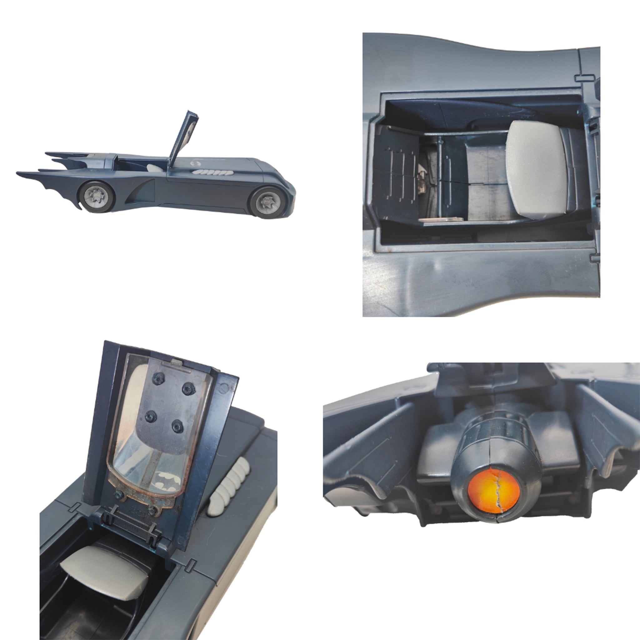 Batman The Animated Series Batmobile Batcycle Sky Dive Batman Kenner 1992 Bundle
