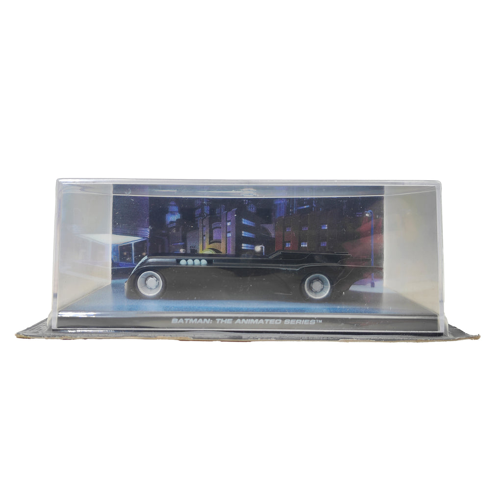 Batman The Animated Series Batmobile Eaglemoss Automobilia 1:43 Die Cast – Batman, Vintage Brands, 13 cm, pre-owned collector piece, Uncanny Collectibles Dublin Ireland