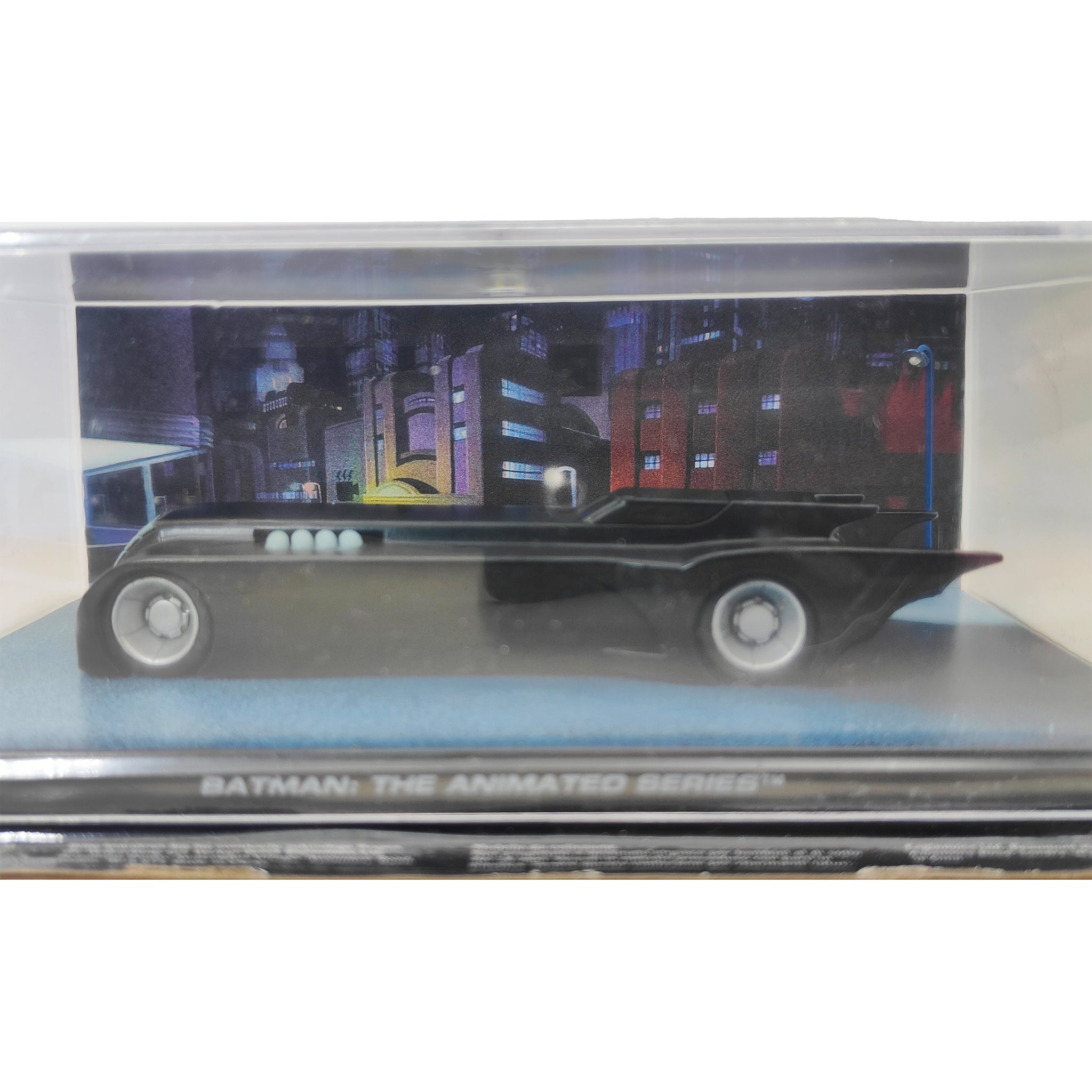 Batman The Animated Series Batmobile Eaglemoss Automobilia 1:43 Die Cast – Batman, Vintage Brands, 13 cm, pre-owned collector piece, Uncanny Collectibles Dublin Ireland