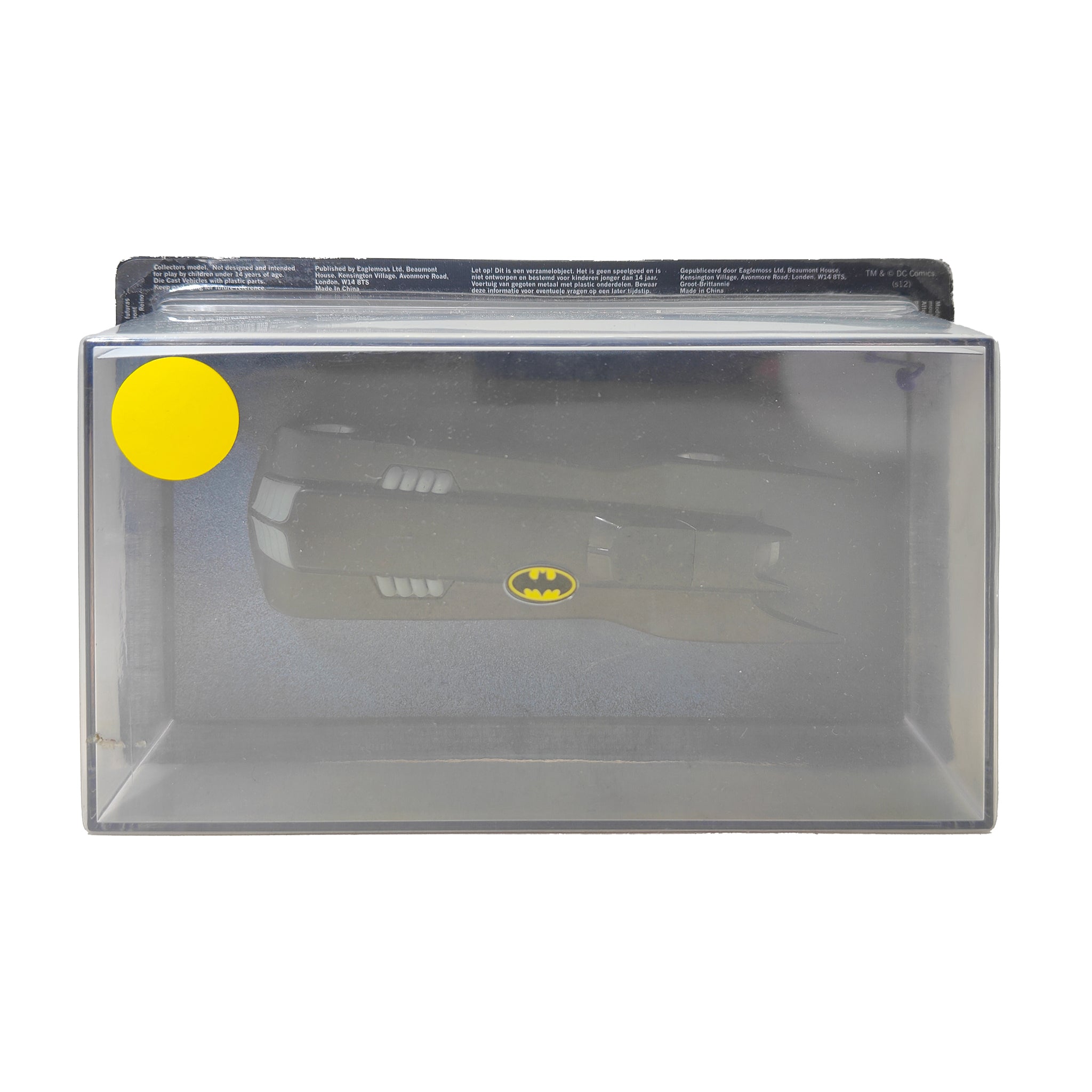 Batman The Animated Series Batmobile Eaglemoss Automobilia 1:43 Die Cast – Batman, Vintage Brands, 13 cm, pre-owned collector piece, Uncanny Collectibles Dublin Ireland