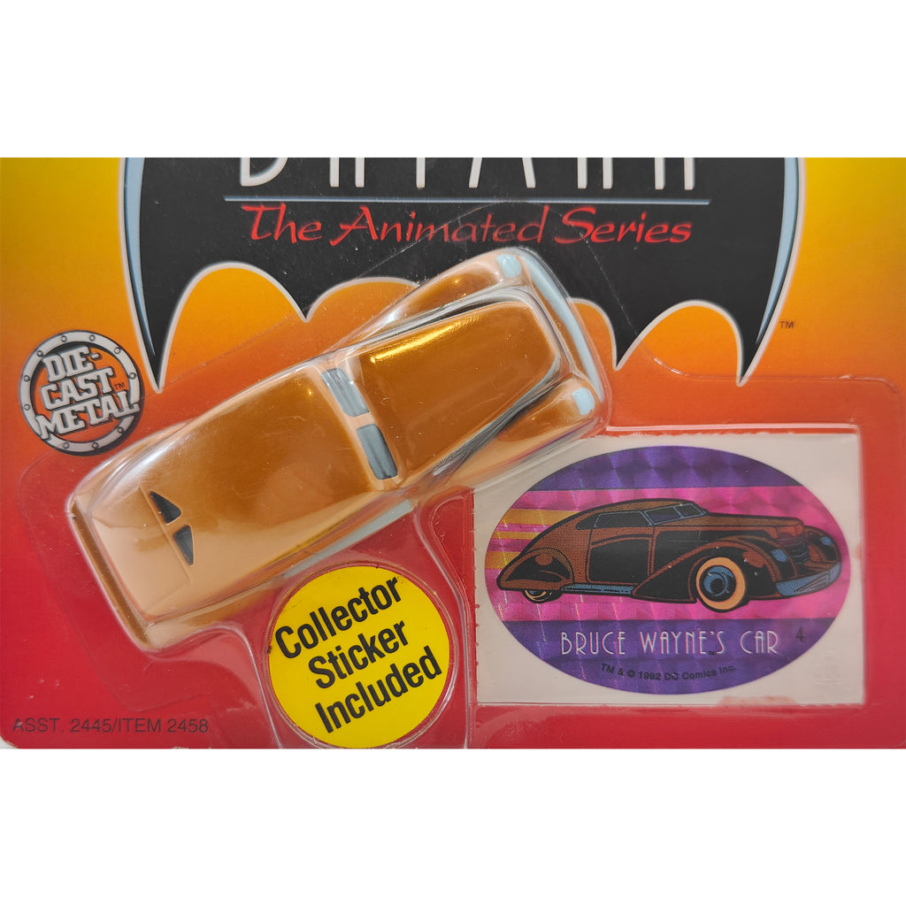 Batman The Animated Series Bruce Waynes Car ERTL Die Cast Metal Vehicle 1993 – Batman, Vintage Brands, 8 cm, 1993, pre-owned collector piece, Uncanny Collectibles Dublin Ireland
