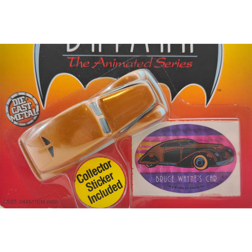 Batman The Animated Series Bruce Waynes Car ERTL Die Cast Metal Vehicle 1993 – Batman, Vintage Brands, 8 cm, 1993, pre-owned collector piece, Uncanny Collectibles Dublin Ireland