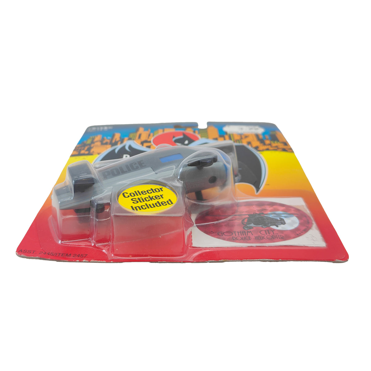 Batman The Animated Series Gotham City Police Helicopter ERTL Die Cast Metal Vehicle 1993 – Batman, Vintage Brands, 9 cm, 1993, pre-owned collector piece, Uncanny Collectibles Dublin Ireland