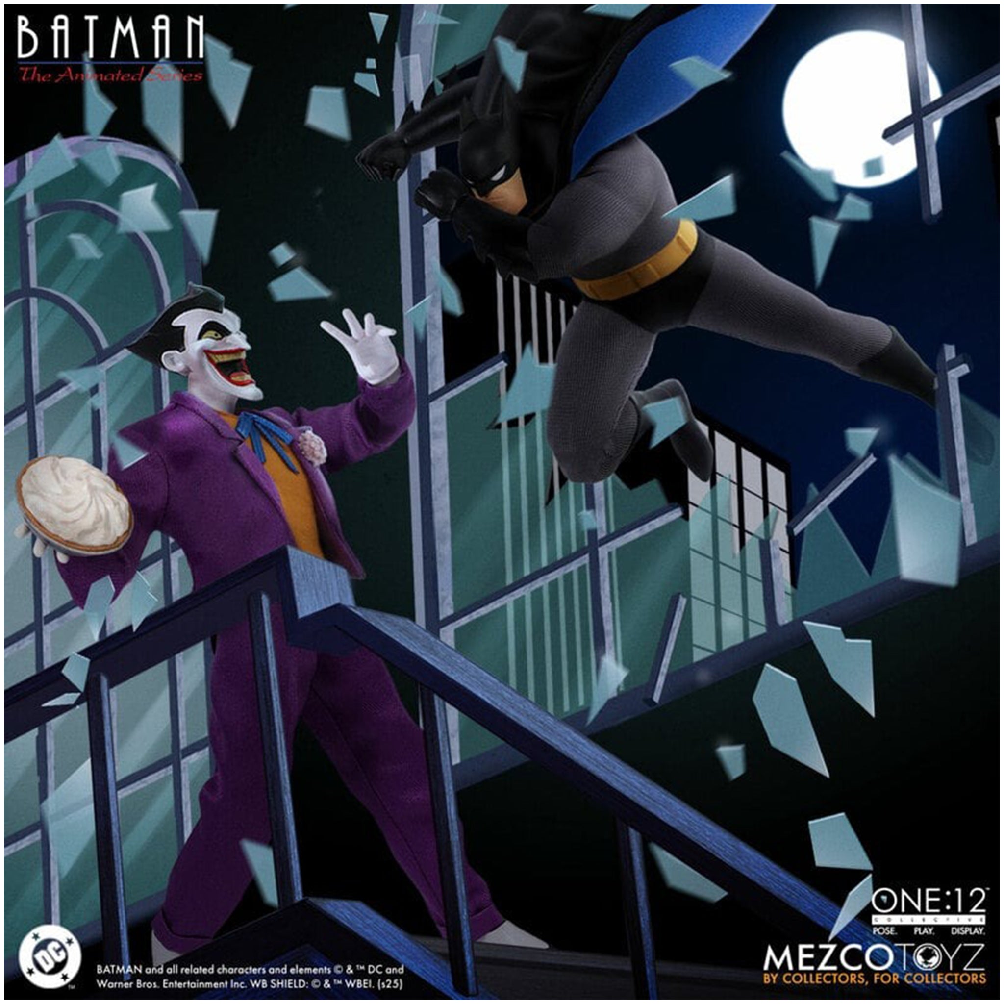 Batman The Animated Series Joker Mezco Toyz One:12 Collective Action Figure – photo 4 of 10