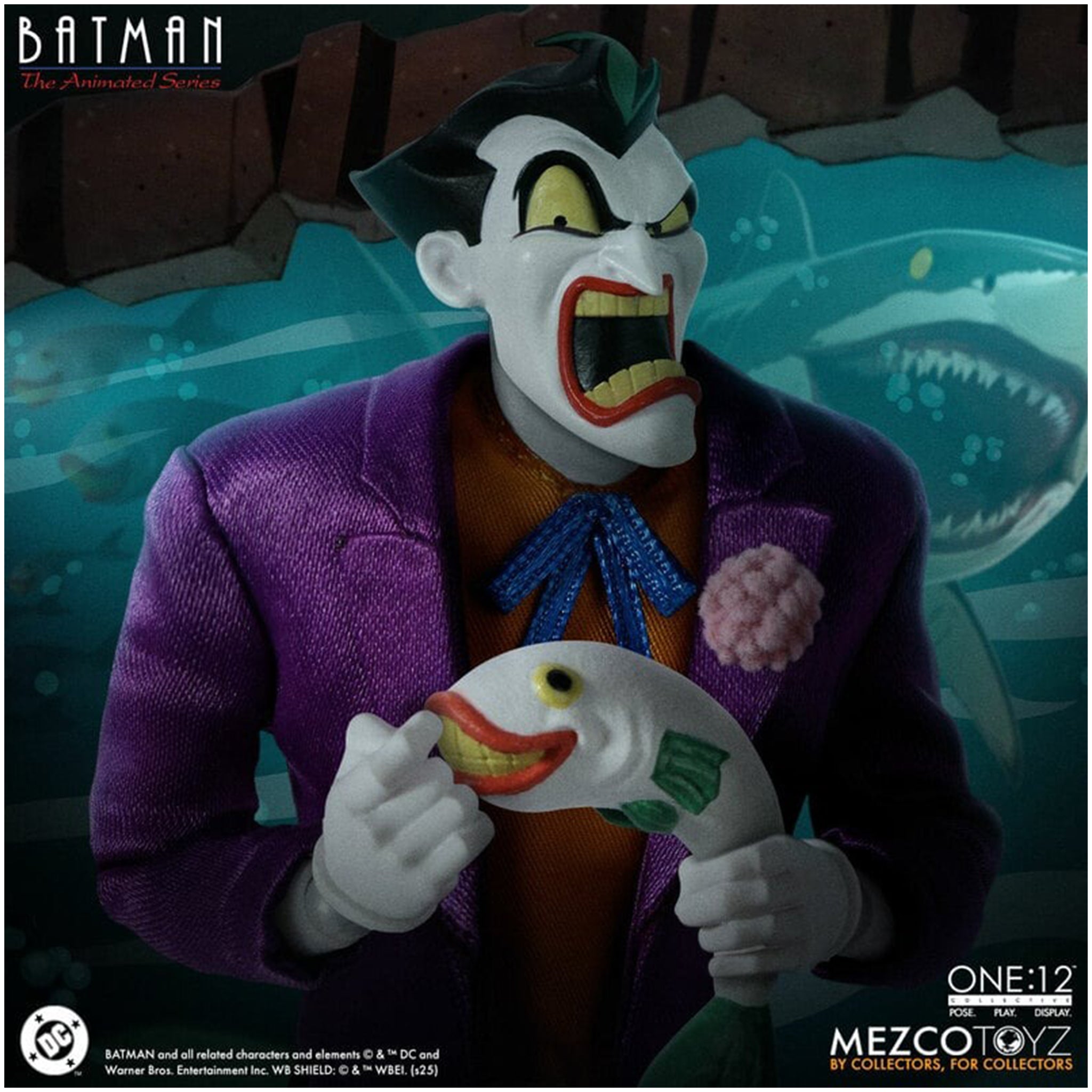Batman The Animated Series Joker Mezco Toyz One:12 Collective Action Figure – photo 5 of 10