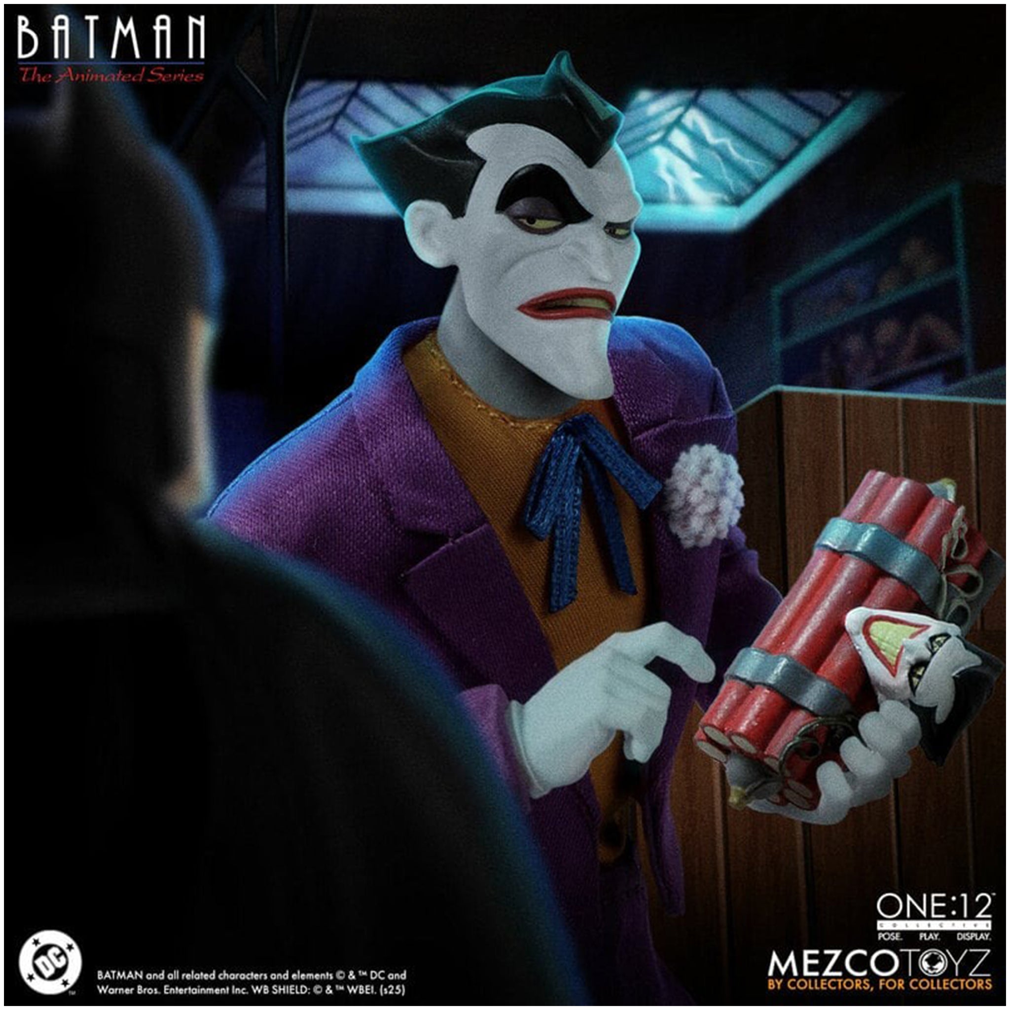 Batman The Animated Series Joker Mezco Toyz One:12 Collective Action Figure – photo 6 of 10
