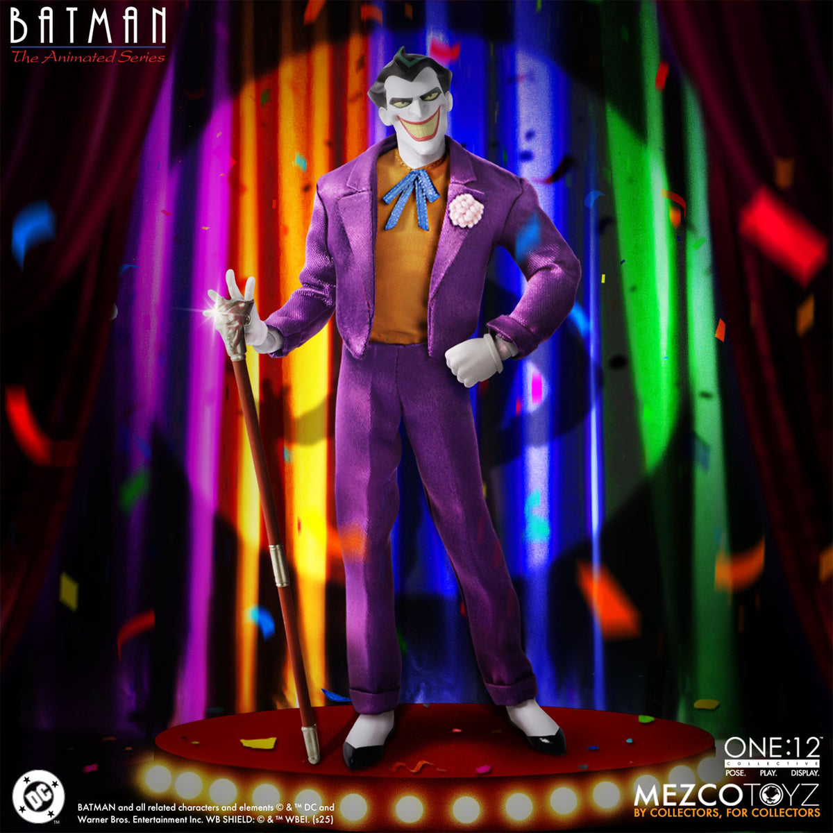 Batman The Animated Series Joker Mezco Toyz One:12 Collective Action Figure – photo 8 of 10