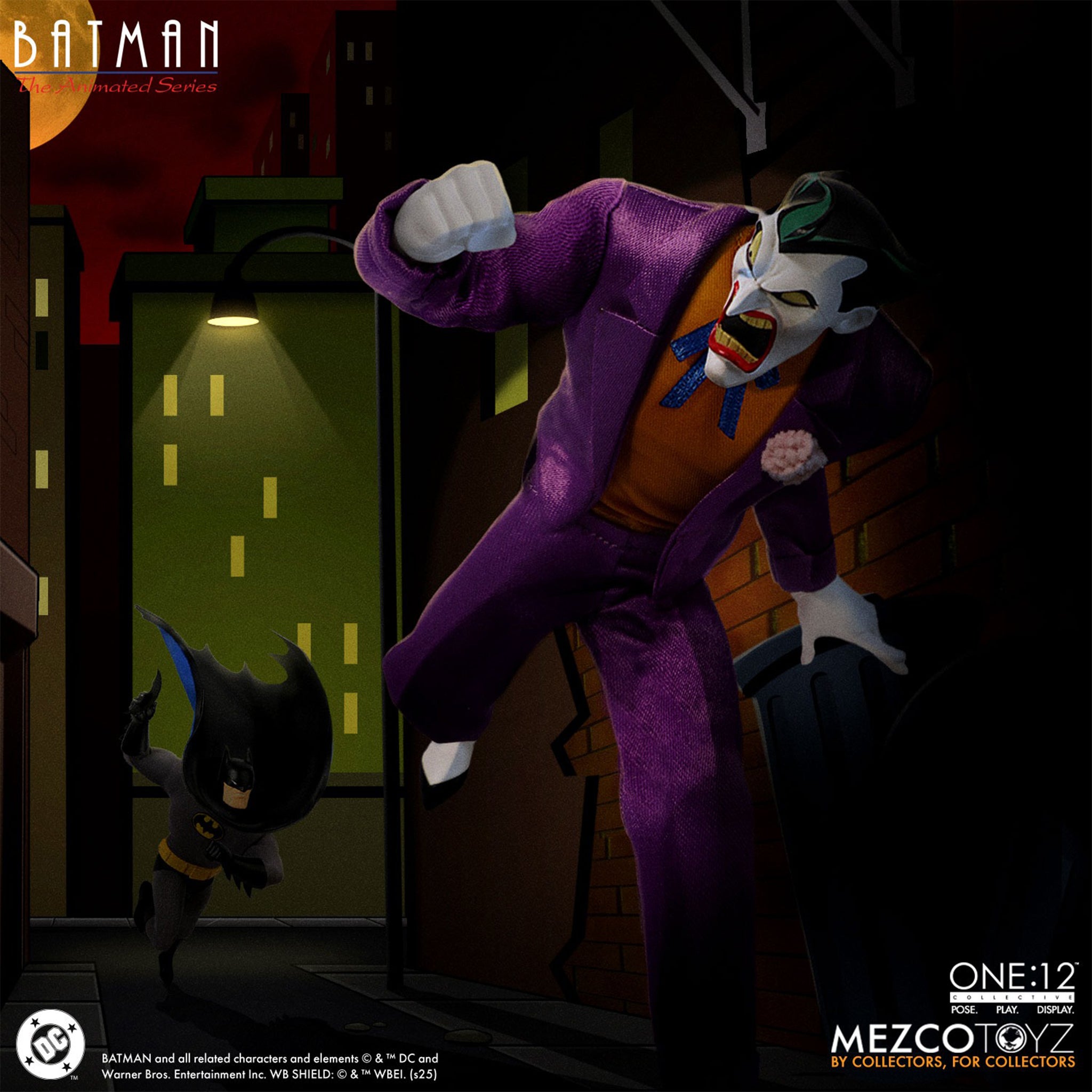 Batman The Animated Series Joker Mezco Toyz One:12 Collective Action Figure – photo 9 of 10