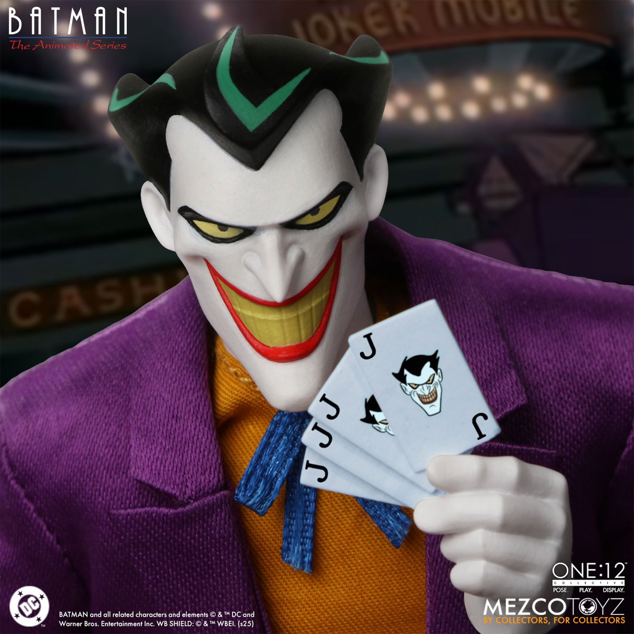 Batman The Animated Series Joker Mezco Toyz One:12 Collective Action Figure – photo 3 of 10