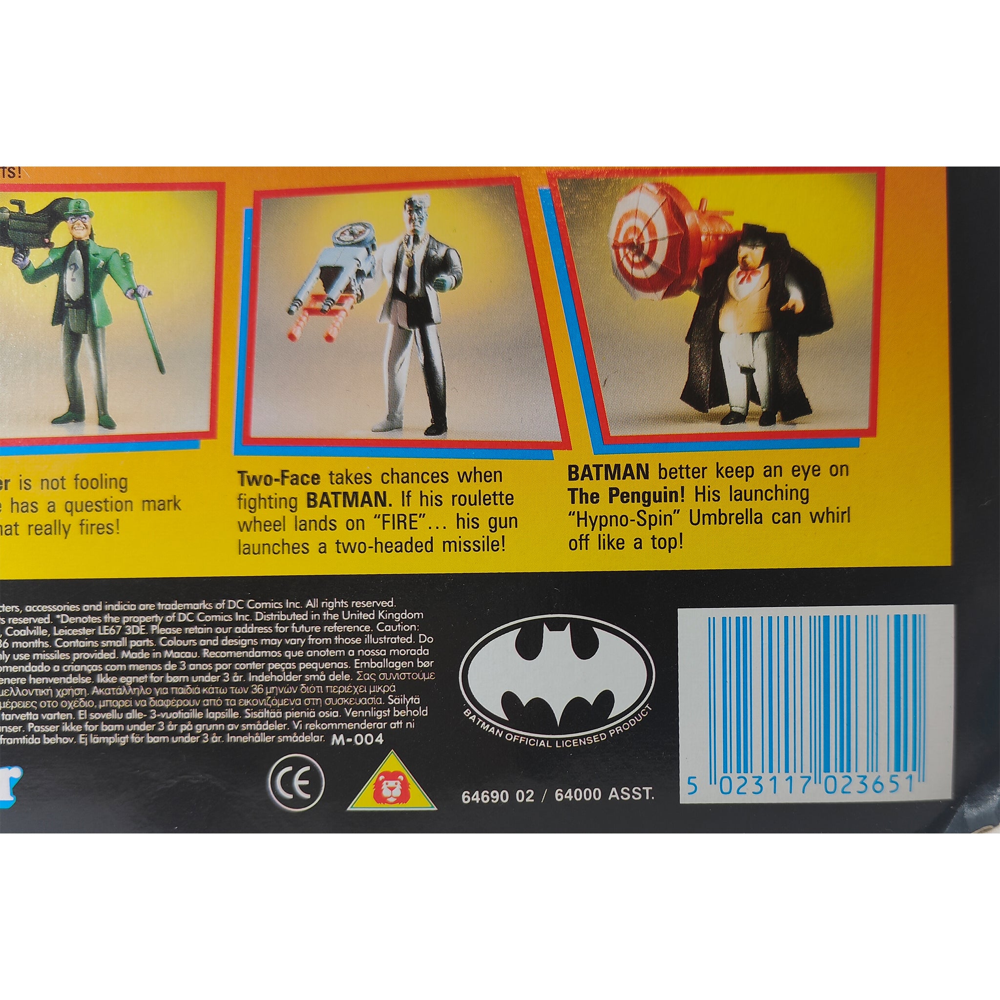 Batman The Animated Series The Penguin Kenner Action Figure 1992 – Batman, Kenner, 12 cm, 1992, pre-owned collector piece, Uncanny Collectibles Dublin Ireland