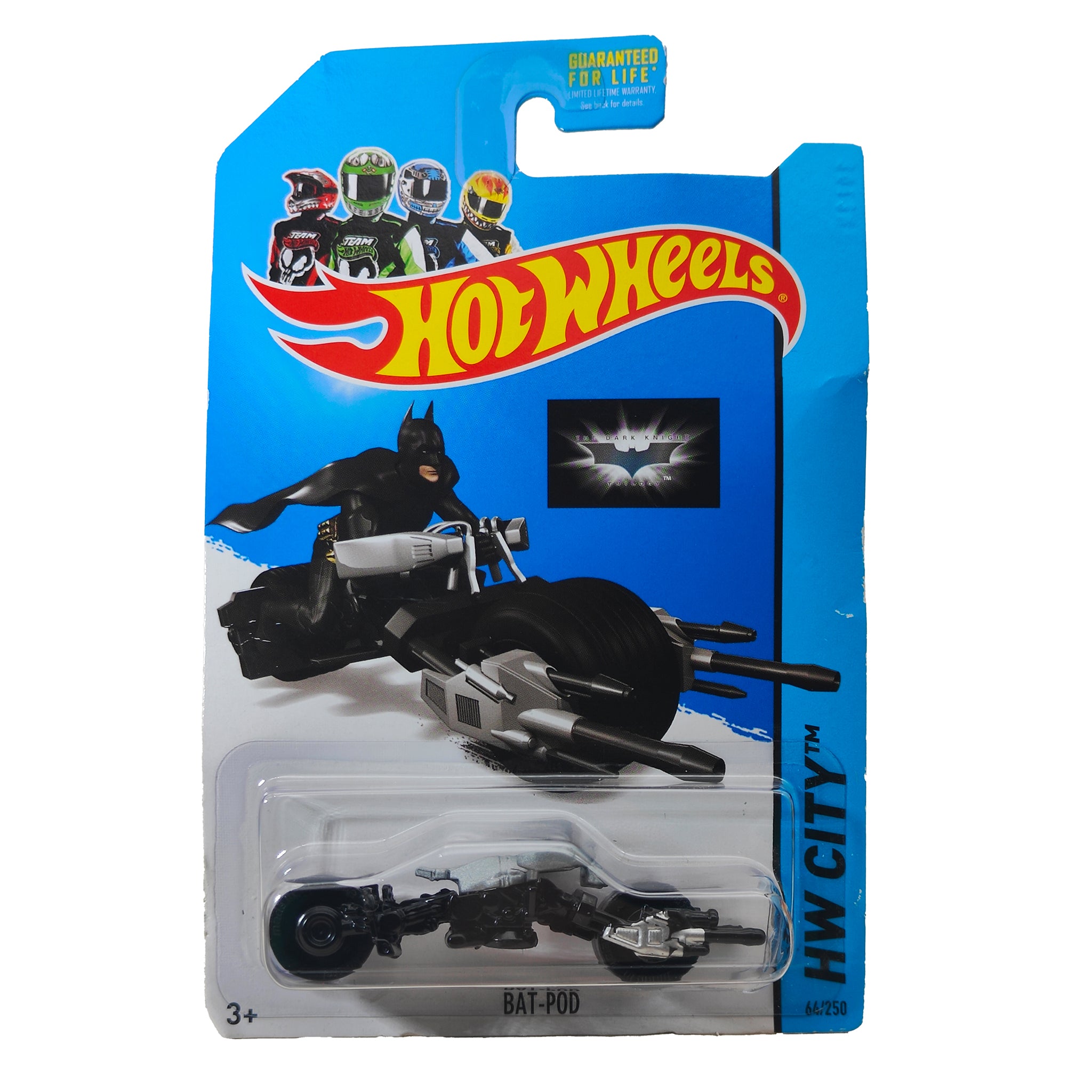 Batman The Dark Knight Bat-Pod Hot Wheels HW City 1:64 Die-Cast 2013